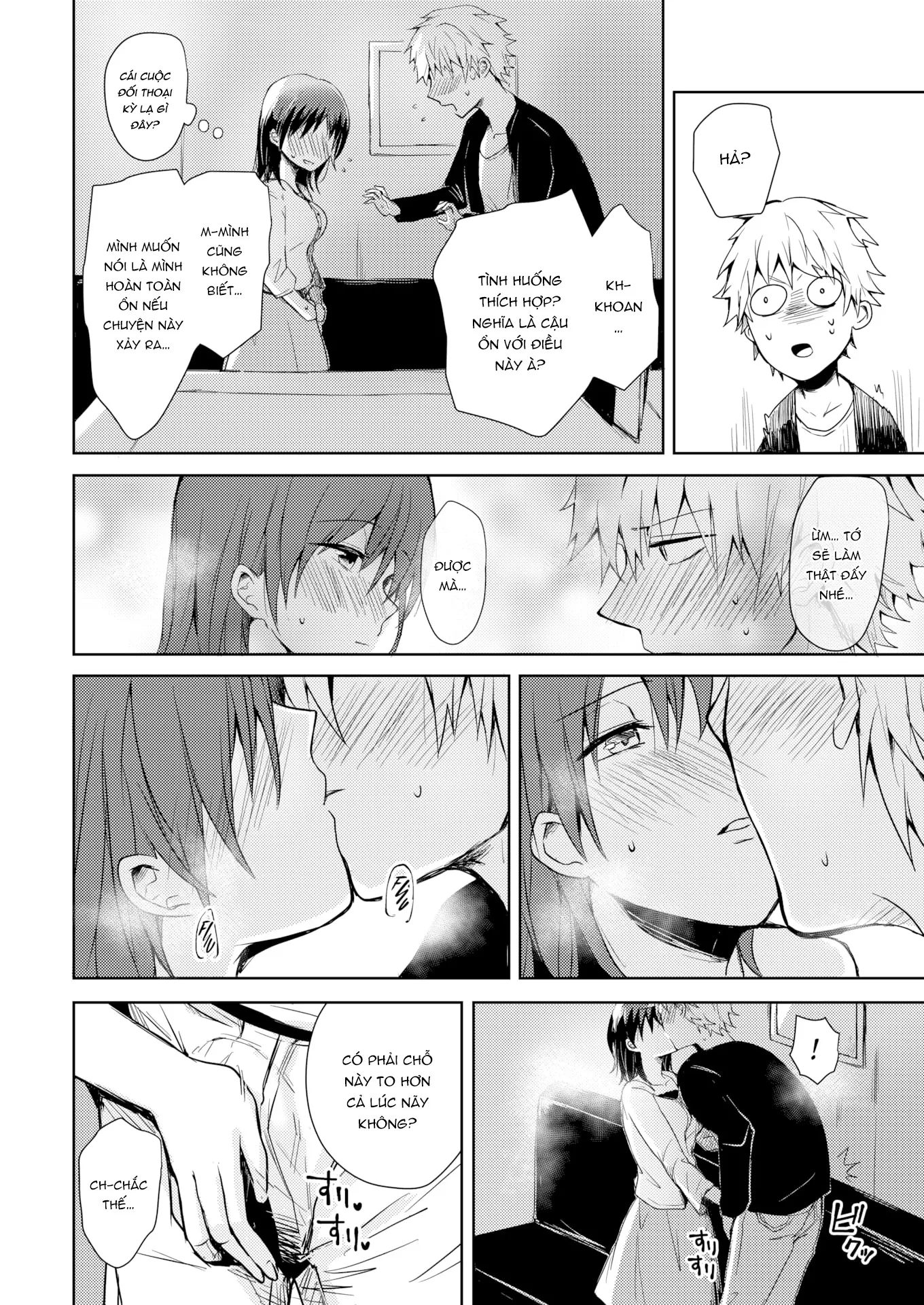 HentaiVN.net - Ảnh 11 - Nghỉ xả hơi & Rơi vào lưới tình - Oneshot