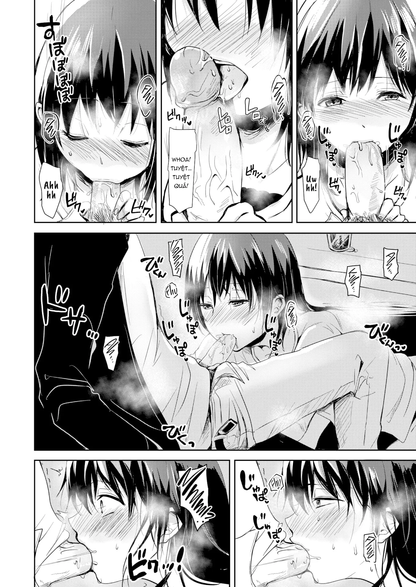 HentaiVN.net - Ảnh 13 - Nghỉ xả hơi & Rơi vào lưới tình - Oneshot