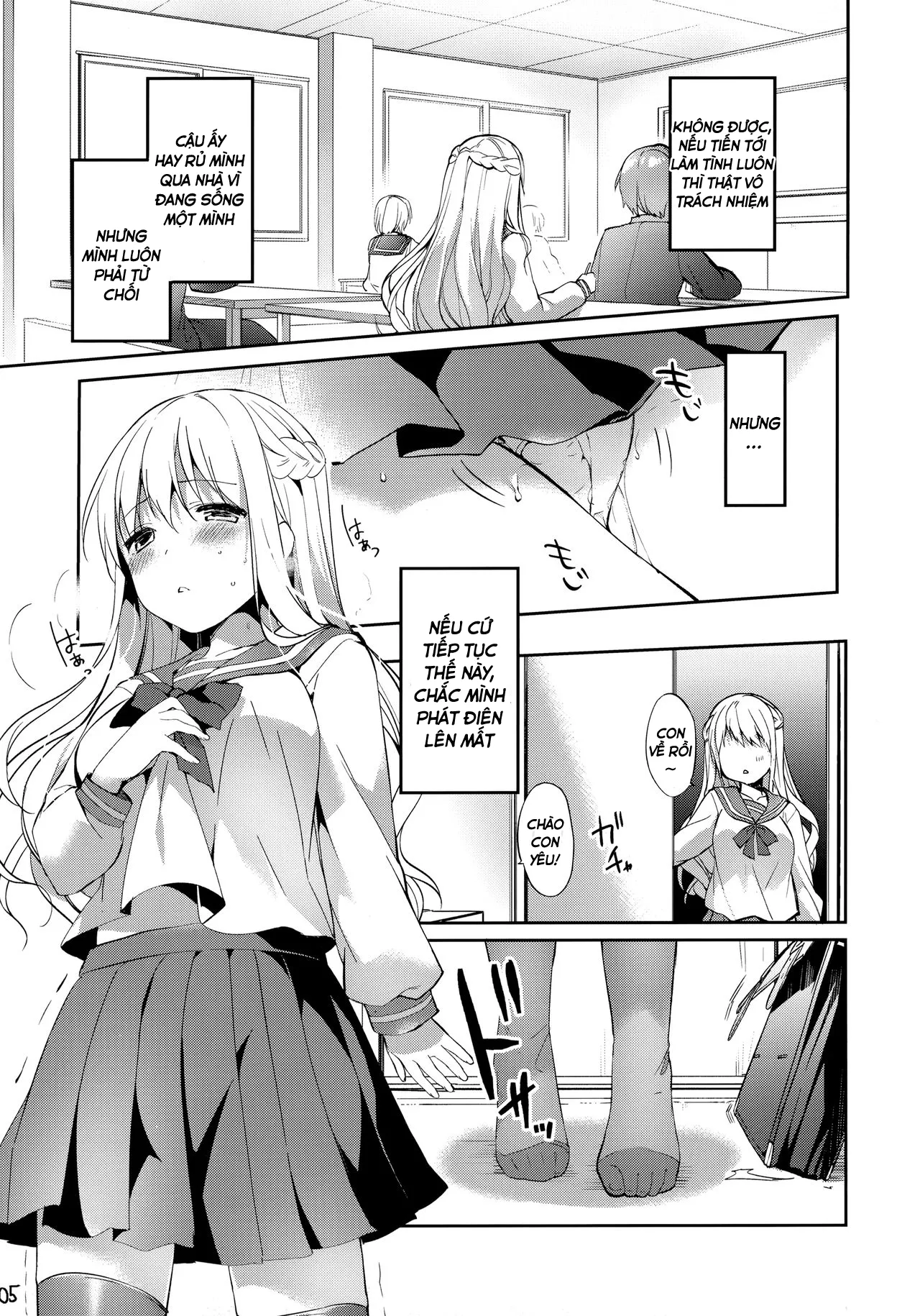 HentaiVN.net - Ảnh 5 - Kimi to Tsunagaritai [I want to connect with you; Em muốn được hoà làm một với anh] - Oneshot