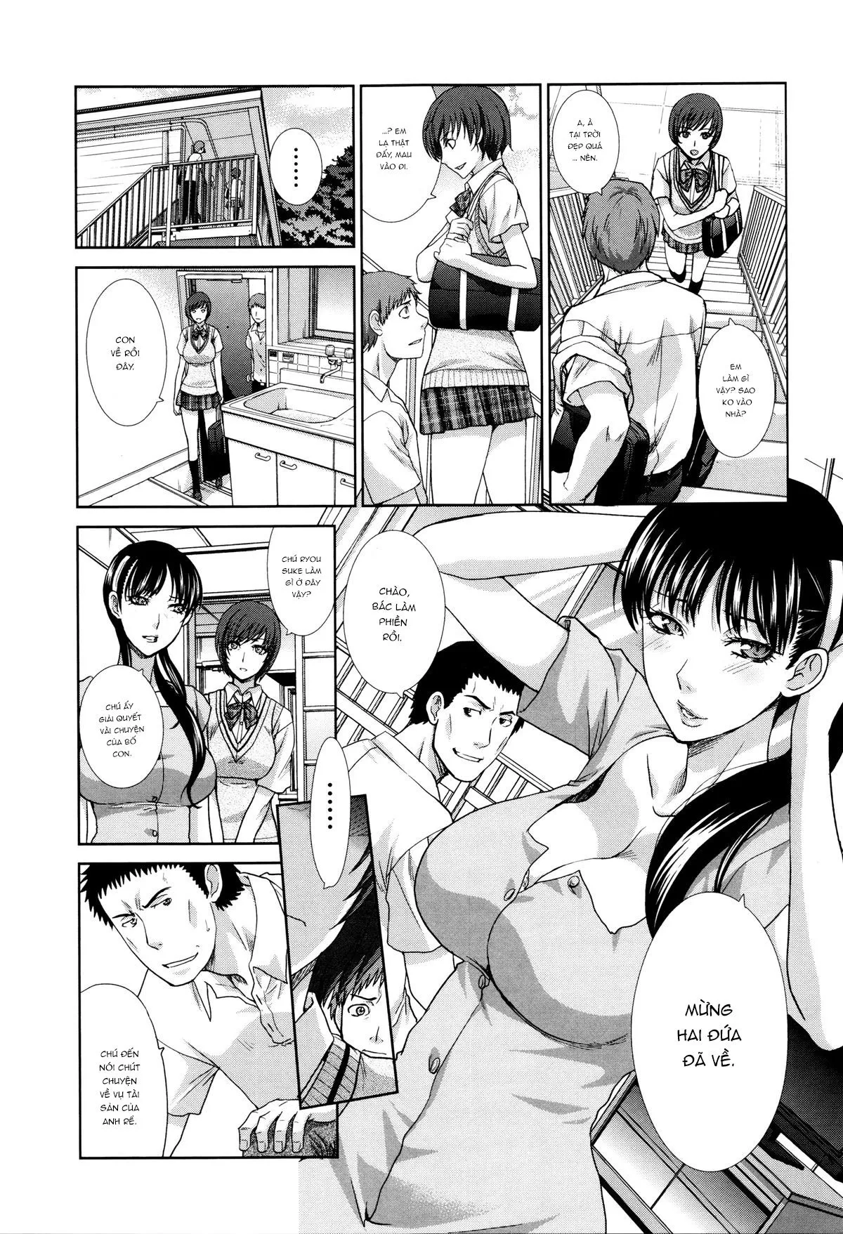 HentaiVN.net - Ảnh 9 - Kazoku Soukanzu [家族挿姦図] - Chap 1: Từ trang 102.