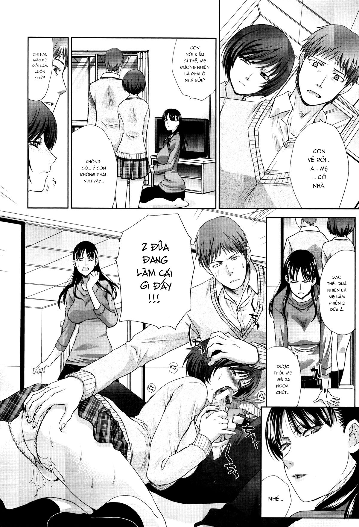 HentaiVN.net - Ảnh 23 - Kazoku Soukanzu [家族挿姦図] - Chap 4.