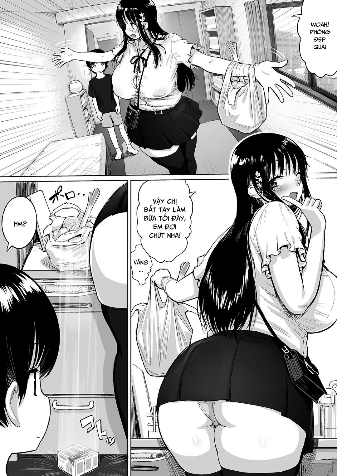 HentaiVN.net - Ảnh 7 - A Story About Being Reverse Raped by the Senpai From My Part Time Job Who Hardly Talks [Hotondo Hanashita koto nai Baito-saki no Senpai ni GyakuRe sareru Hanashi] - Oneshot