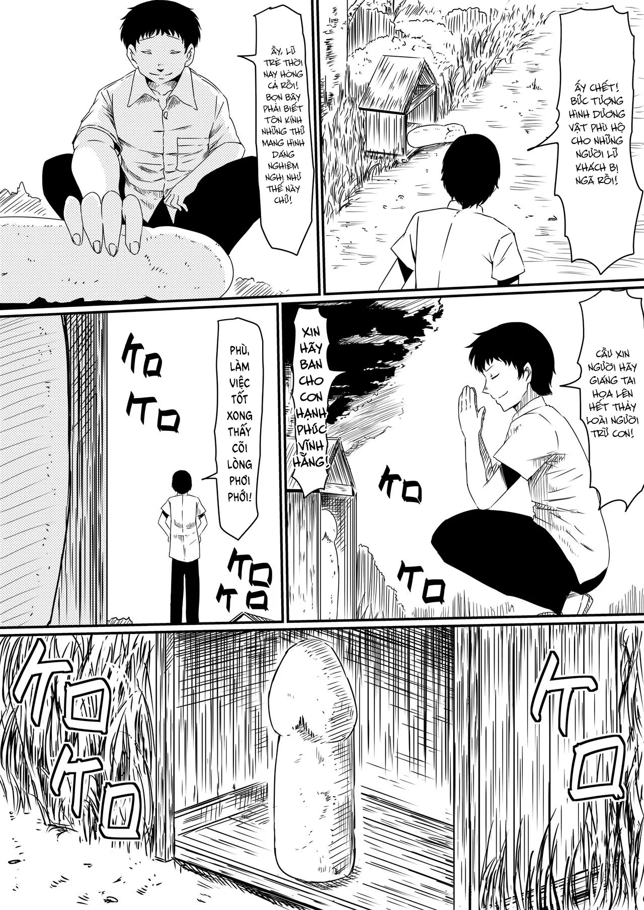 HentaiVN.net - Ảnh 5 - Thiếu niên và con cặc thần thánh! [Kami no Chinko o Motsu Shounen Zenpen] - Chap 1 - Khởi đầu