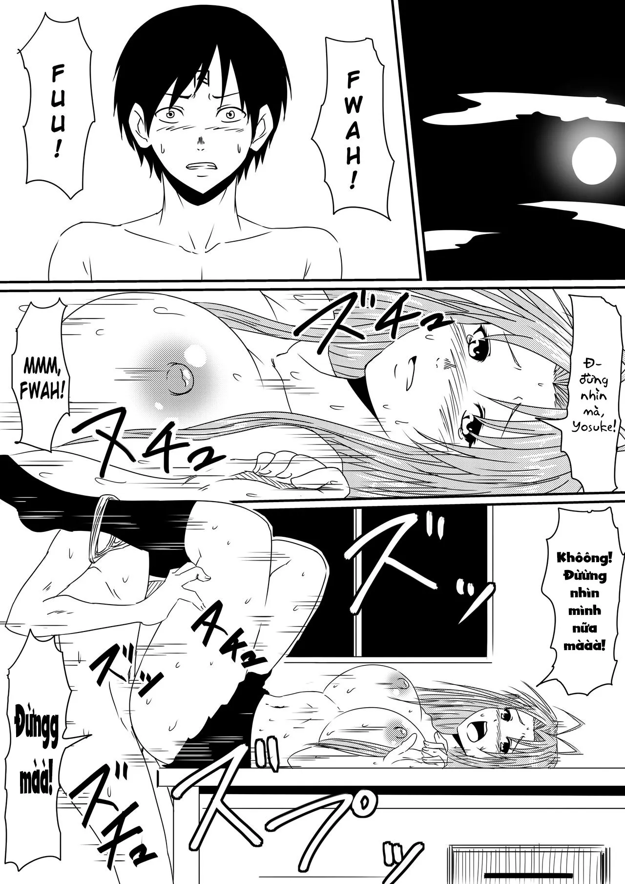 HentaiVN.net - Ảnh 7 - Thiếu niên và con cặc thần thánh! [Kami no Chinko o Motsu Shounen Zenpen] - Chap 2 - Chơi cả mẹ lẫn con