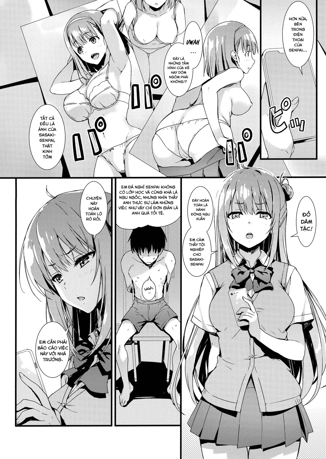 HentaiVN.net - Ảnh 6 - Echi Echi Kouhai-Chan! - Oneshot