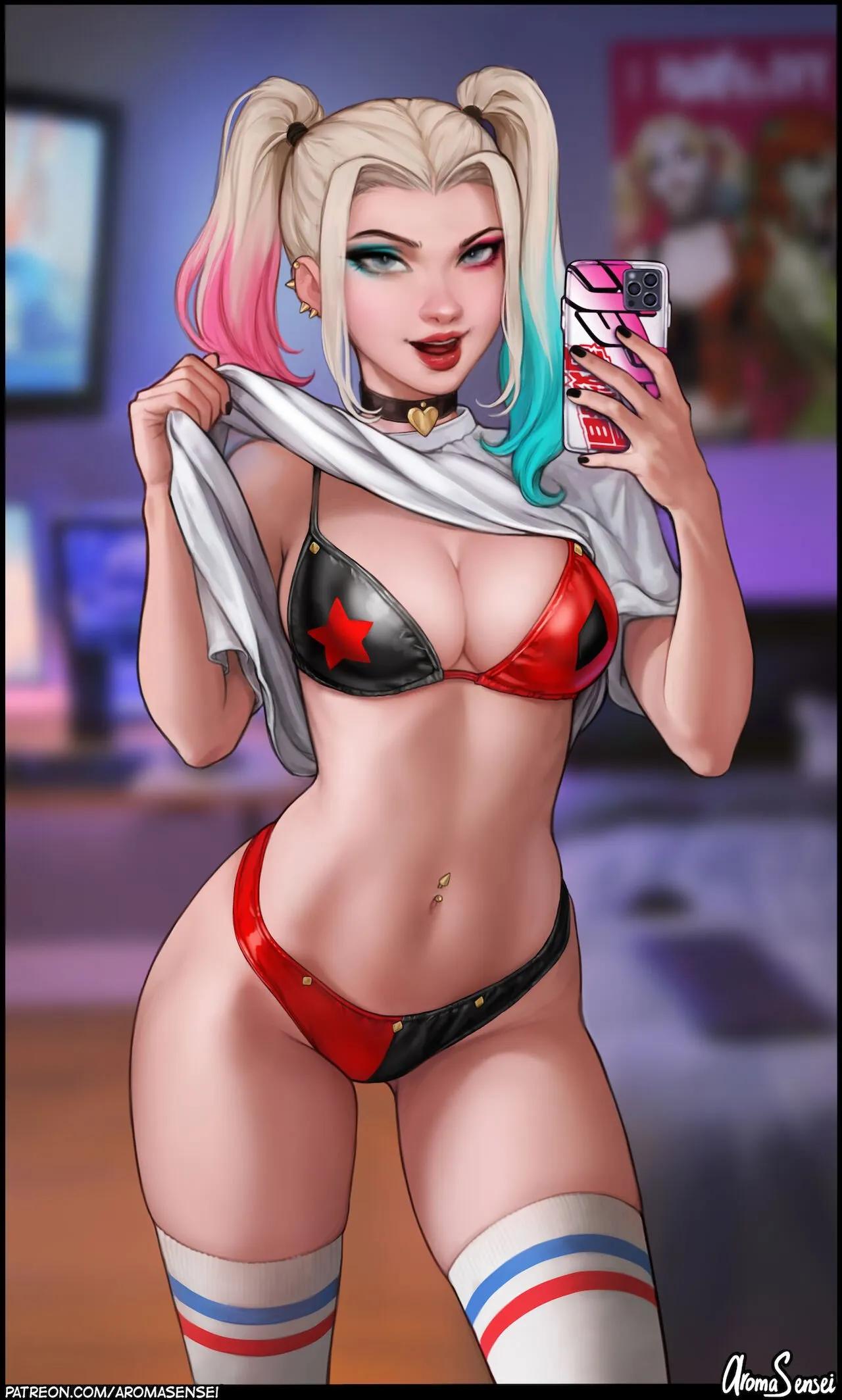 HentaiVN.net - Ảnh 20 - Harley Quinn Tiktok - Oneshot