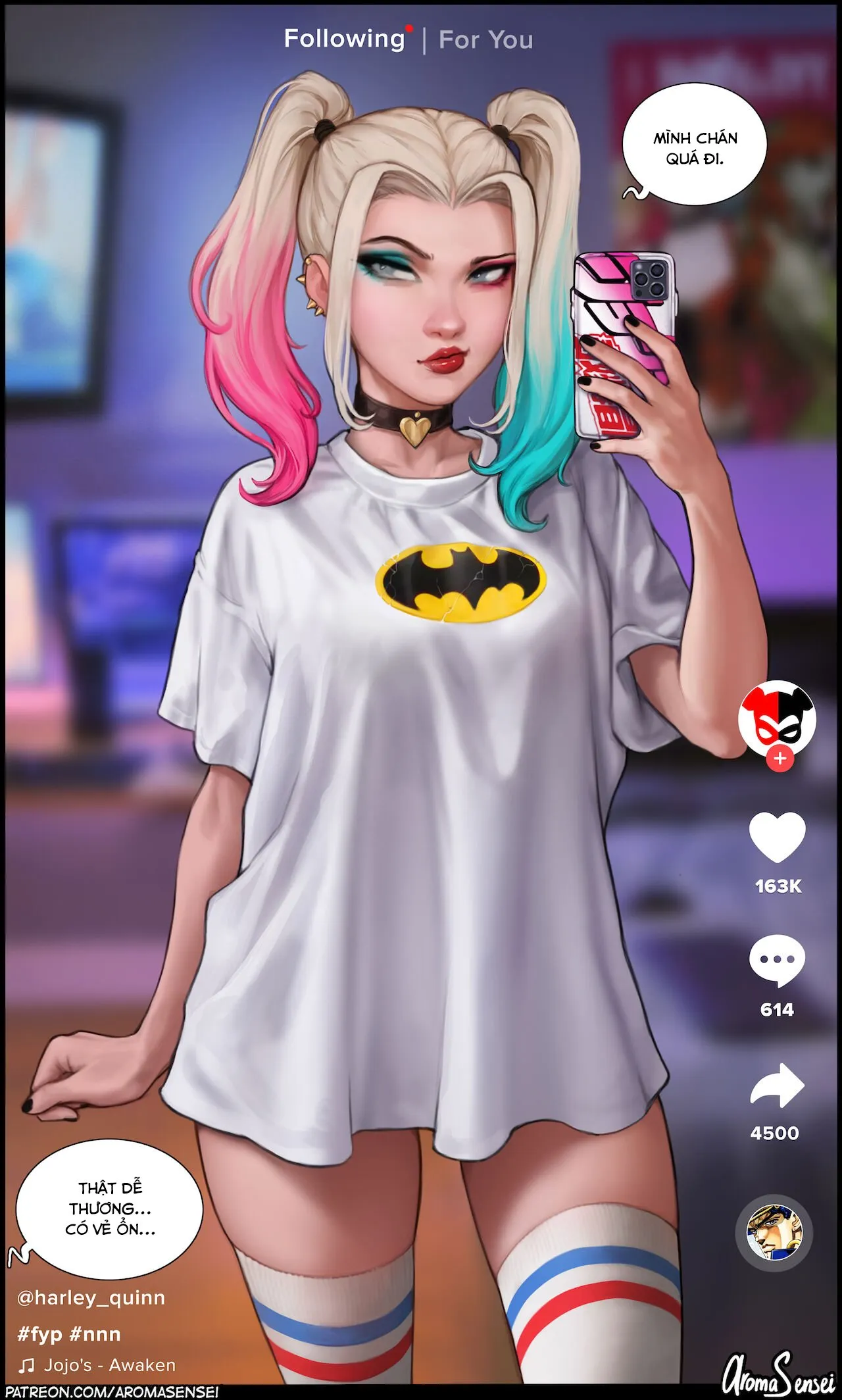 HentaiVN.net - Ảnh 3 - Harley Quinn Tiktok - Oneshot
