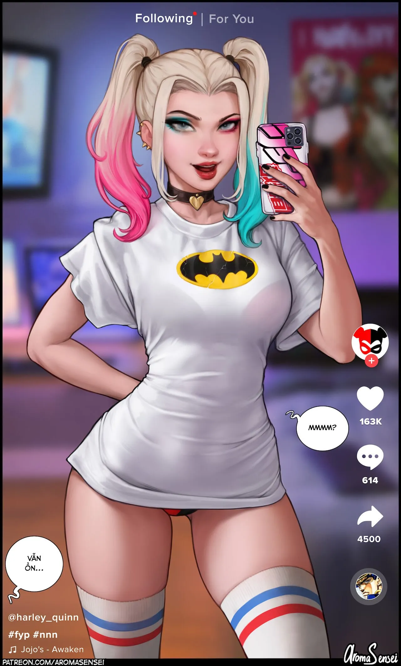 HentaiVN.net - Ảnh 4 - Harley Quinn Tiktok - Oneshot
