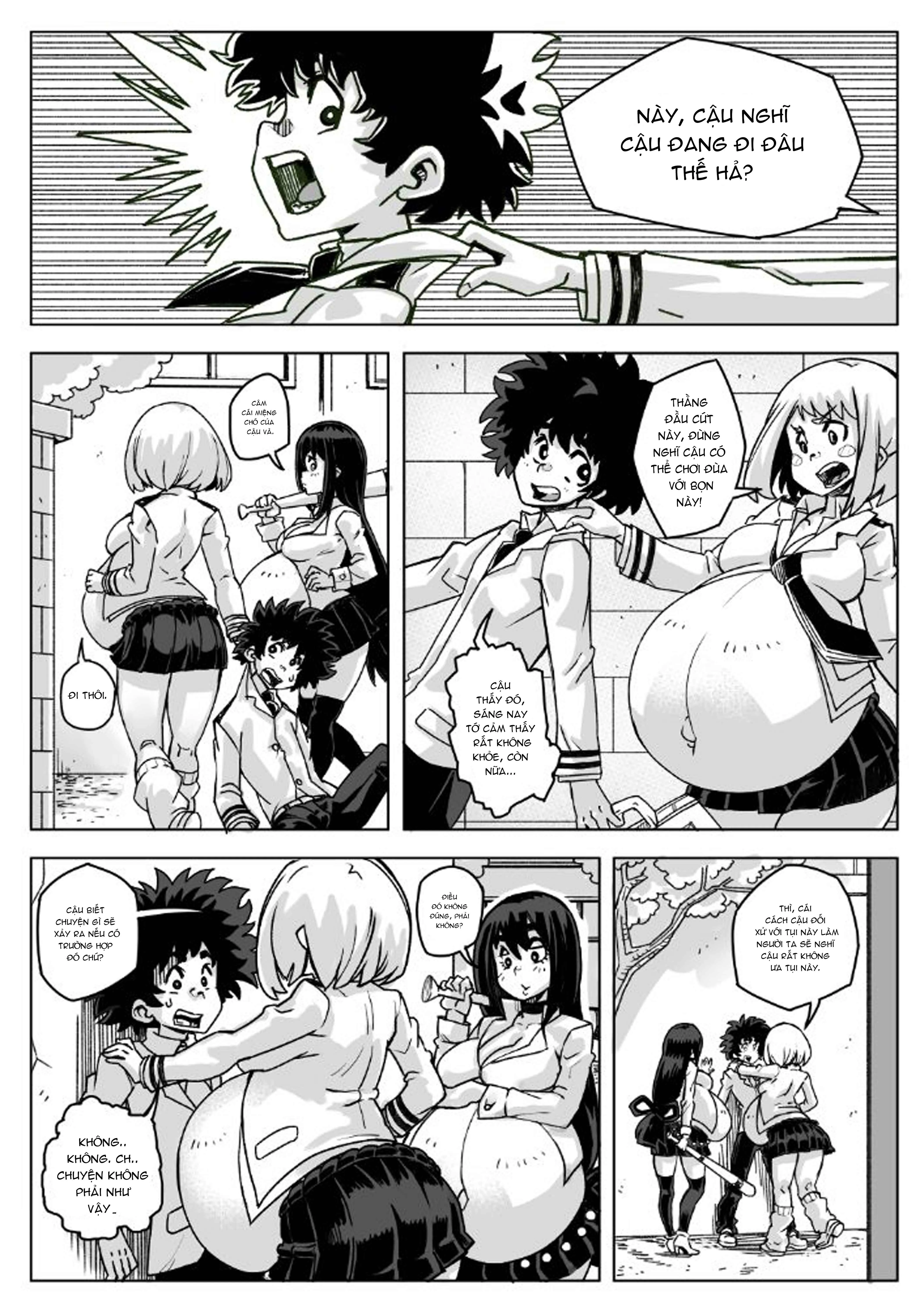 HentaiVN.net - Ảnh 11 - Pregnant Hero Academia - Oneshot