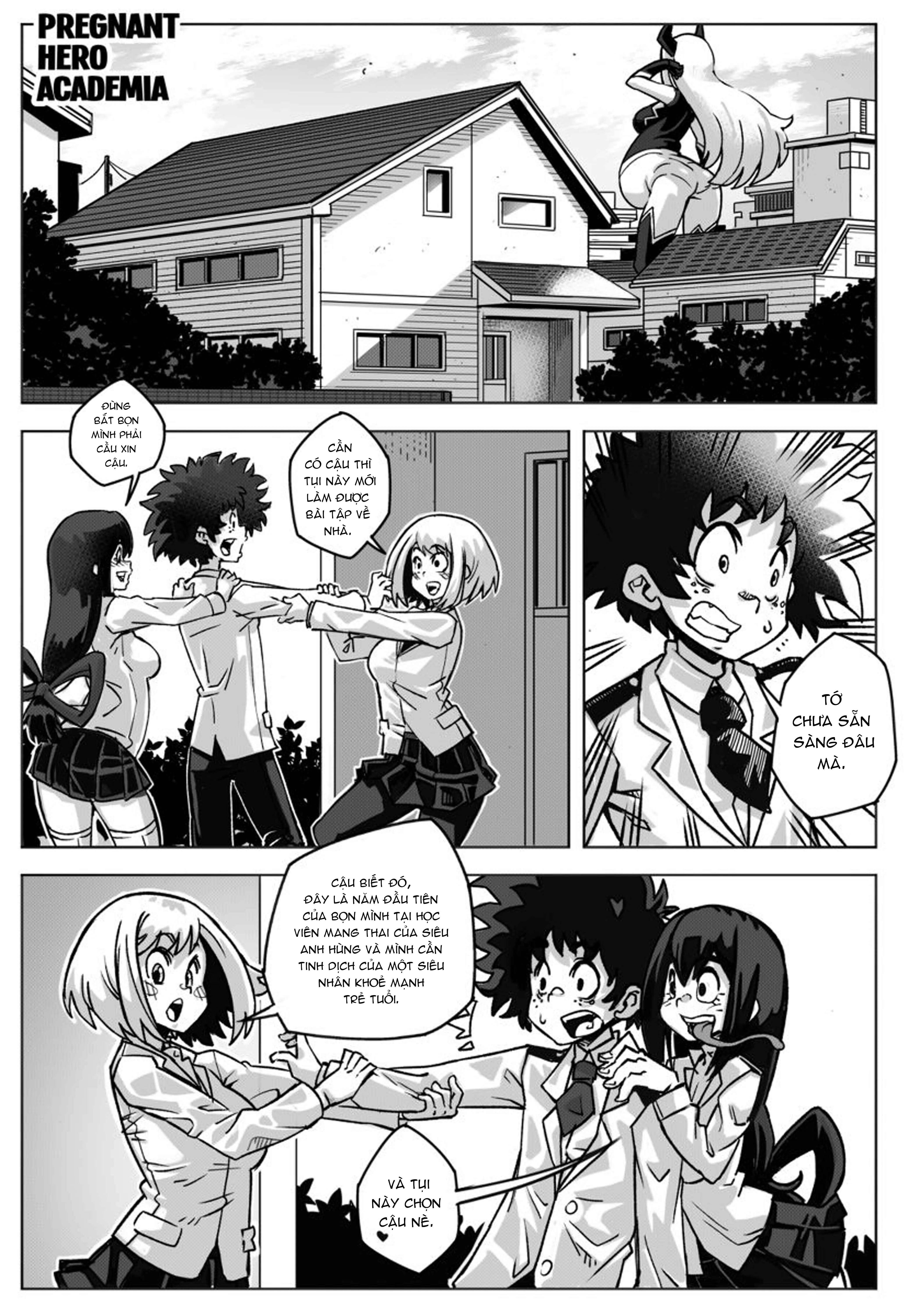 HentaiVN.net - Ảnh 2 - Pregnant Hero Academia - Oneshot