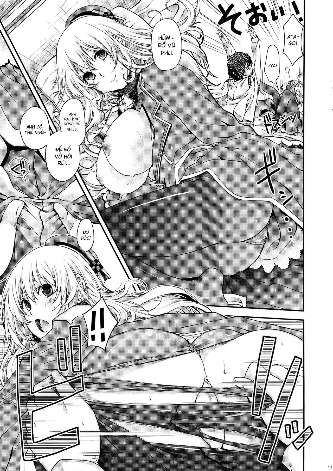 HentaiVN.net - Ảnh 11 - Trận Chiến Lúc Nửa Đêm! (Kantai Collection -KanColle-) [Midnight Combat! (艦隊これくしょん -艦これ-)] - Oneshot