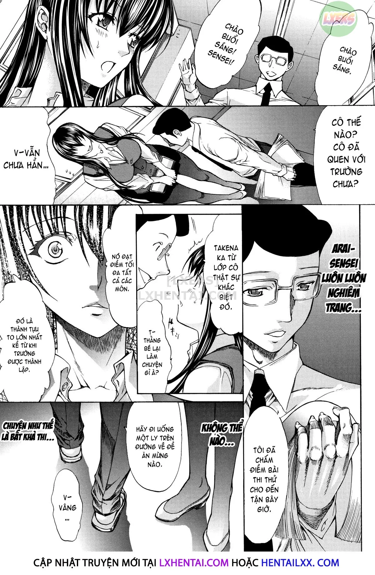 HentaiVN.net - Ảnh 15 - Shinjin Onna Kyoushi Shinjou Yuuko - Chap 2