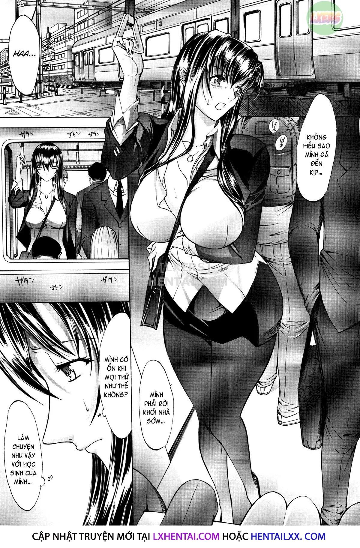 HentaiVN.net - Ảnh 5 - Shinjin Onna Kyoushi Shinjou Yuuko - Chap 3