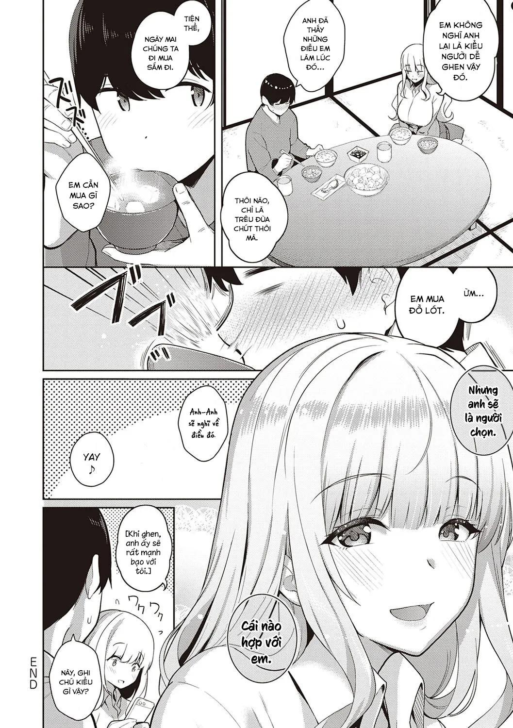 HentaiVN.net - Ảnh 18 - Cô bạn gái chìm đắm trong tình yêu của tôi. [Kanojo wa Sukidarake Extra Chapter] - Oneshot