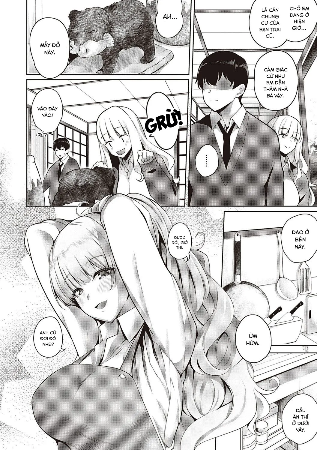 HentaiVN.net - Ảnh 4 - Cô bạn gái chìm đắm trong tình yêu của tôi. [Kanojo wa Sukidarake Extra Chapter] - Oneshot