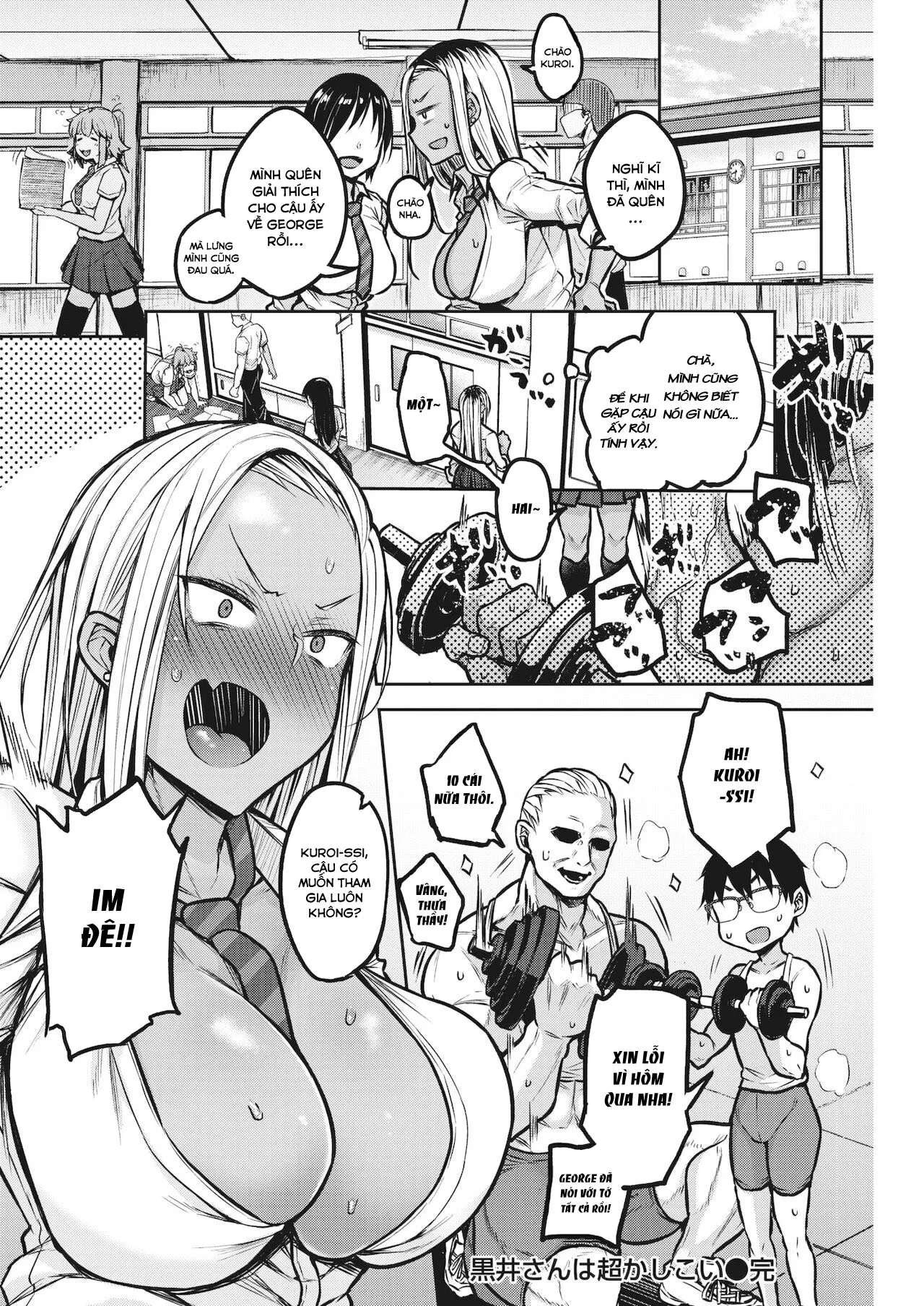 HentaiVN.net - Ảnh 19 - Kuroi-san wa Chou Kashikoi - Oneshot