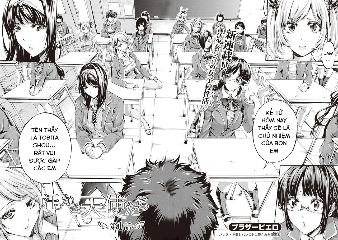 HentaiVN.net - Ảnh 5 - Bukatsu Shoujo Paradise ~ Asekkaki no Tenshi-tachi - Chap 1