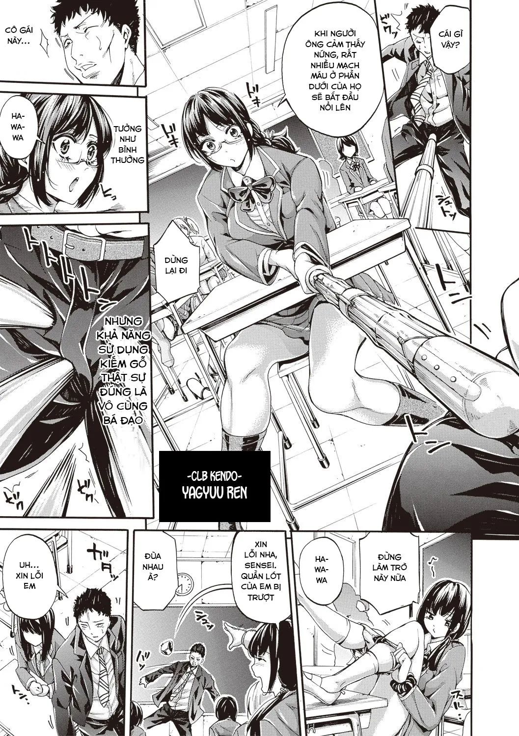 HentaiVN.net - Ảnh 7 - Bukatsu Shoujo Paradise ~ Asekkaki no Tenshi-tachi - Chap 1