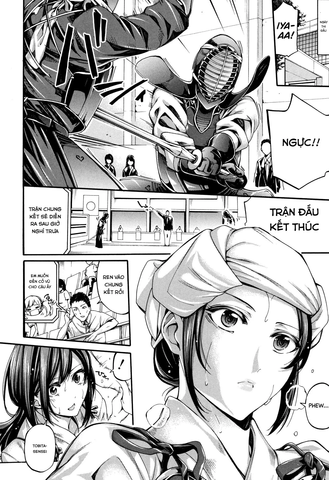HentaiVN.net - Ảnh 10 - Bukatsu Shoujo Paradise ~ Asekkaki no Tenshi-tachi - Chap 2