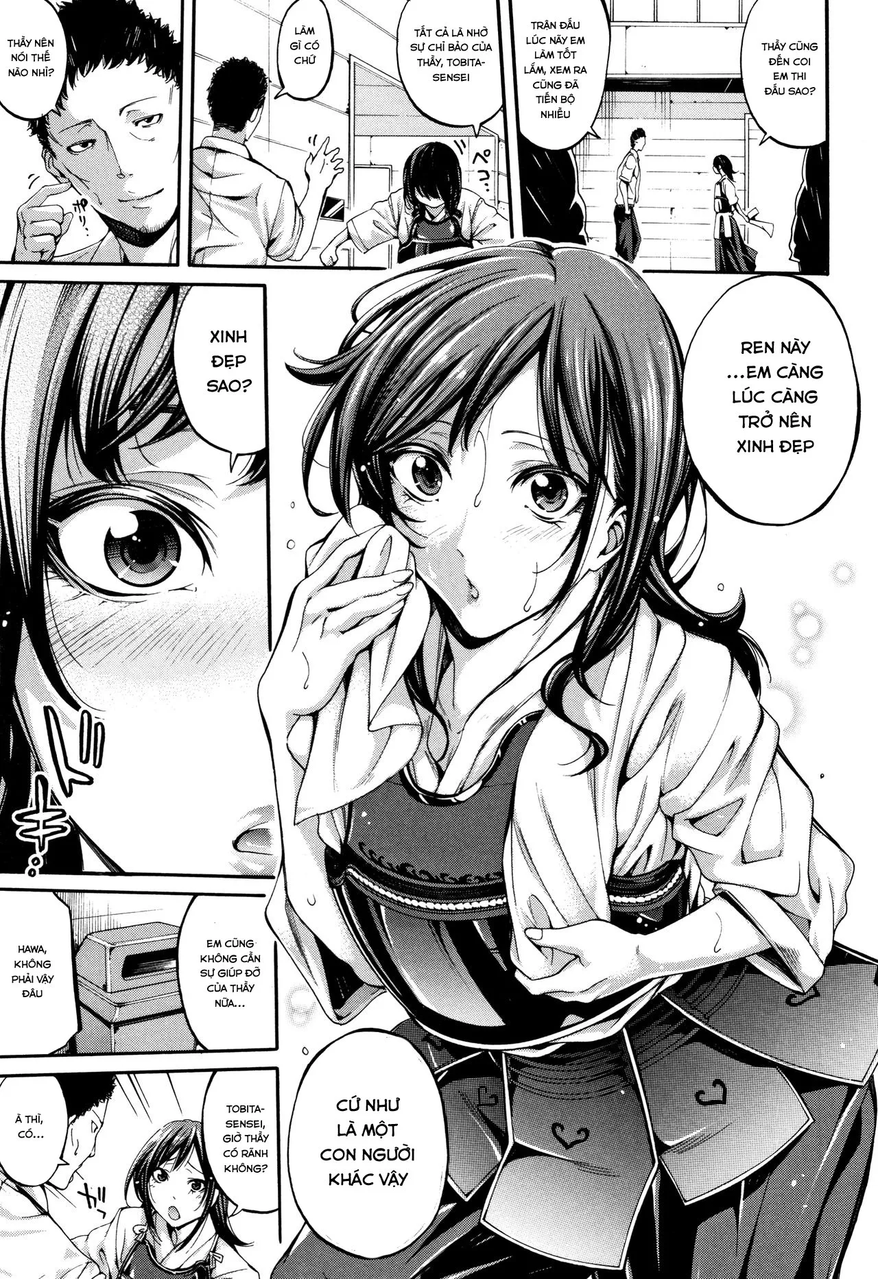 HentaiVN.net - Ảnh 11 - Bukatsu Shoujo Paradise ~ Asekkaki no Tenshi-tachi - Chap 2