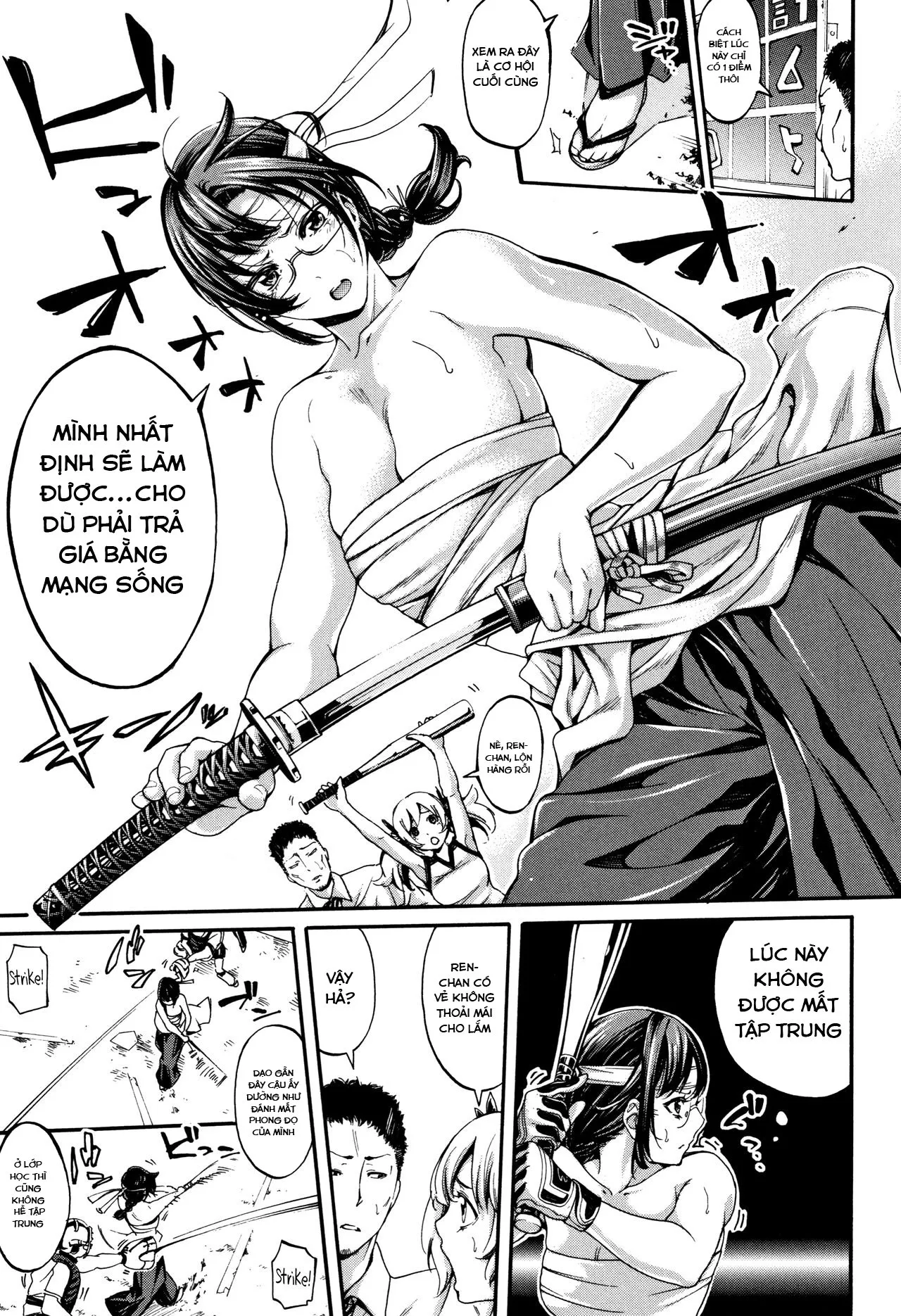 HentaiVN.net - Ảnh 3 - Bukatsu Shoujo Paradise ~ Asekkaki no Tenshi-tachi - Chap 2