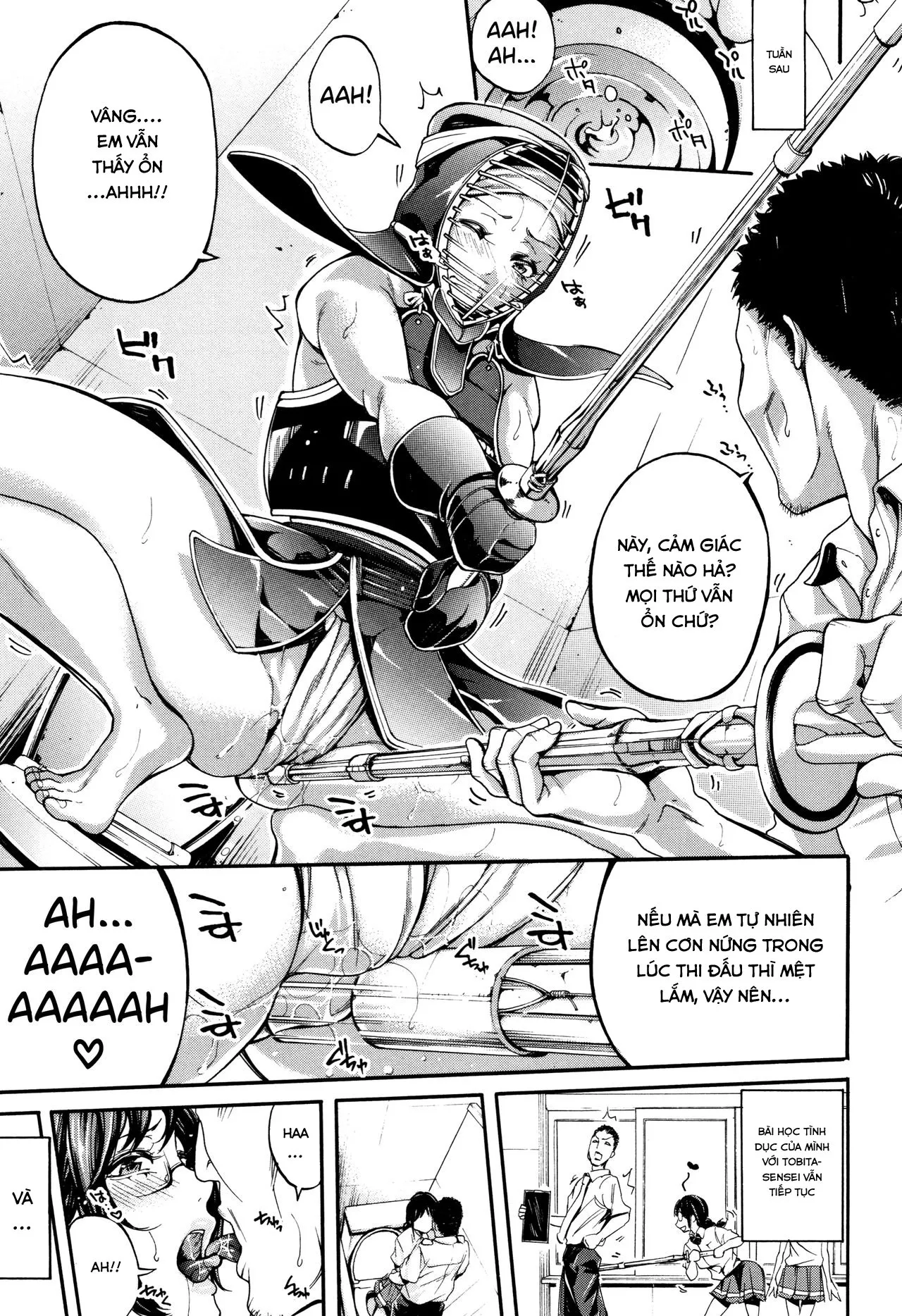 HentaiVN.net - Ảnh 9 - Bukatsu Shoujo Paradise ~ Asekkaki no Tenshi-tachi - Chap 2