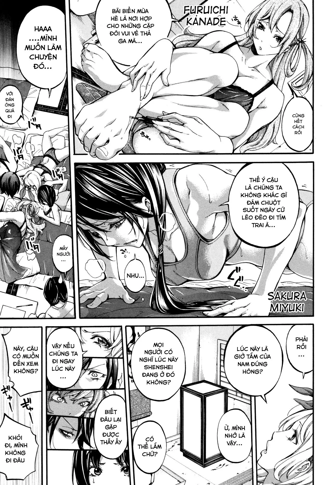 HentaiVN.net - Ảnh 7 - Bukatsu Shoujo Paradise ~ Asekkaki no Tenshi-tachi - Chap 3