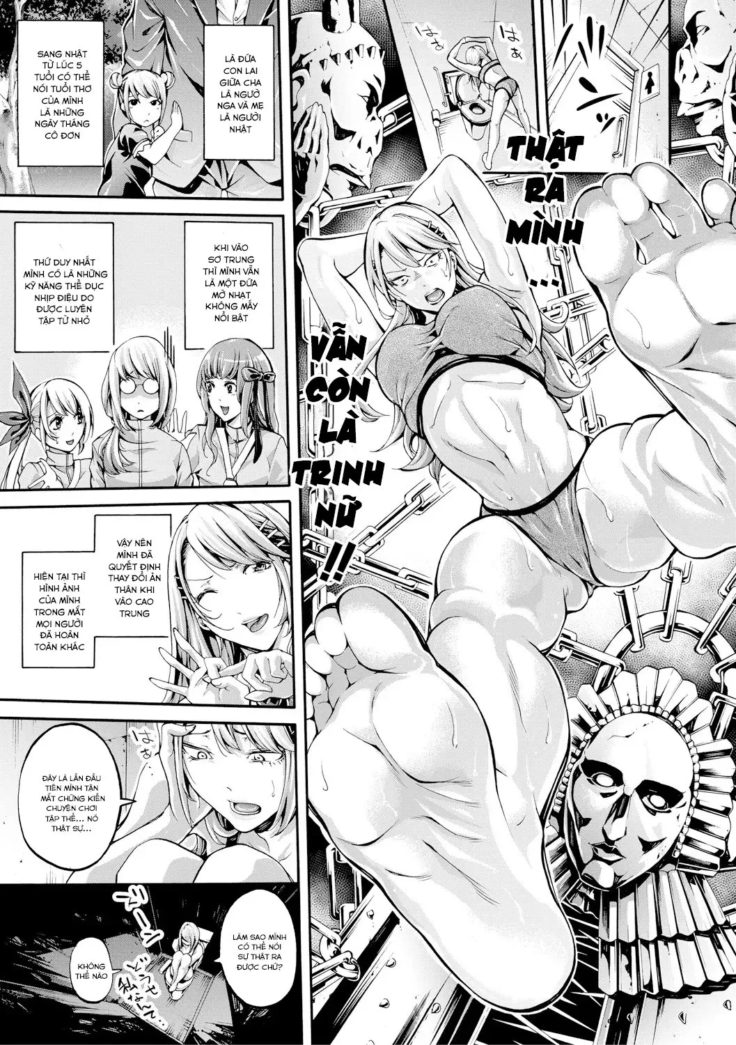 HentaiVN.net - Ảnh 3 - Bukatsu Shoujo Paradise ~ Asekkaki no Tenshi-tachi - Chap 4