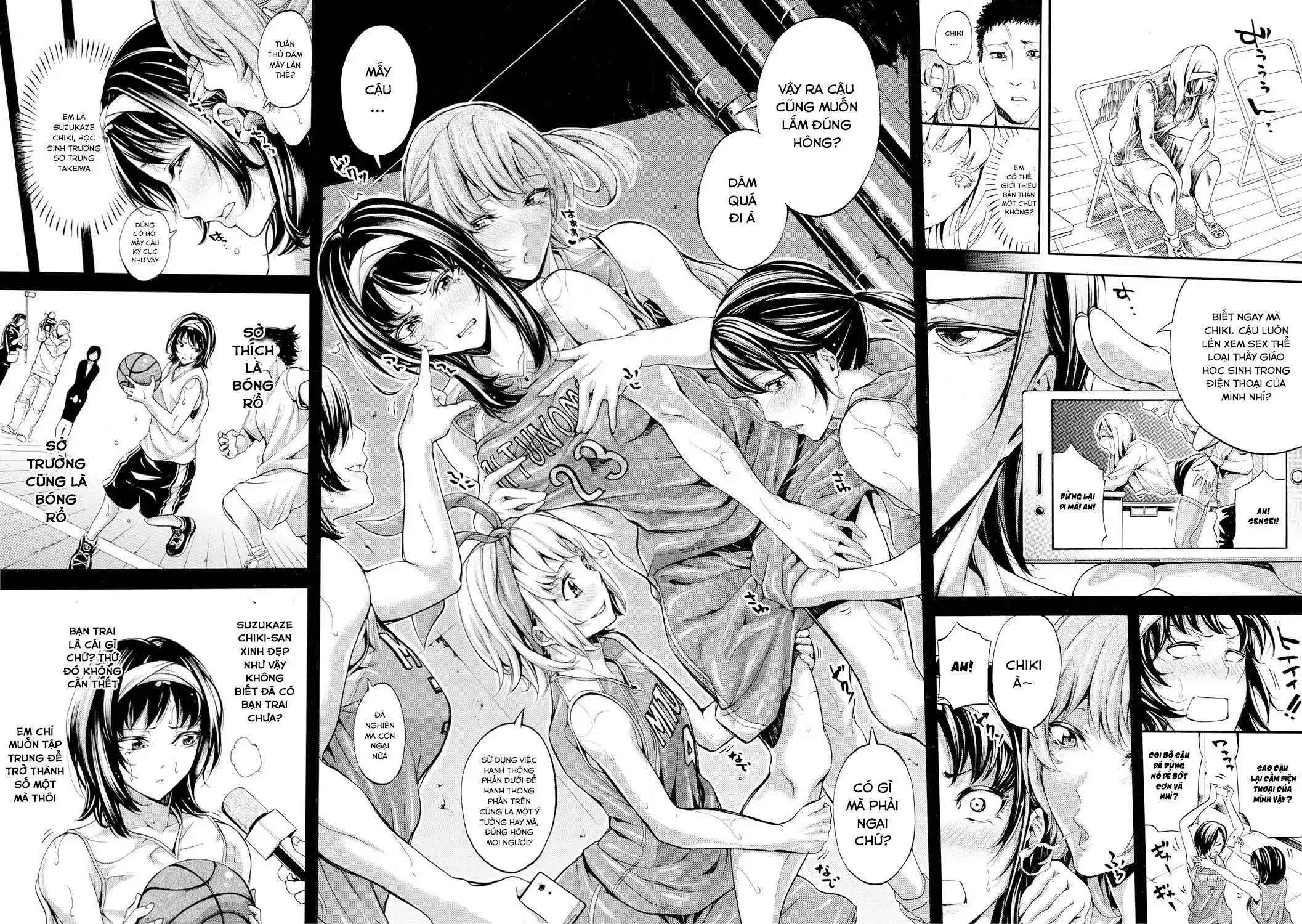HentaiVN.net - Ảnh 6 - Bukatsu Shoujo Paradise ~ Asekkaki no Tenshi-tachi - Chap 5