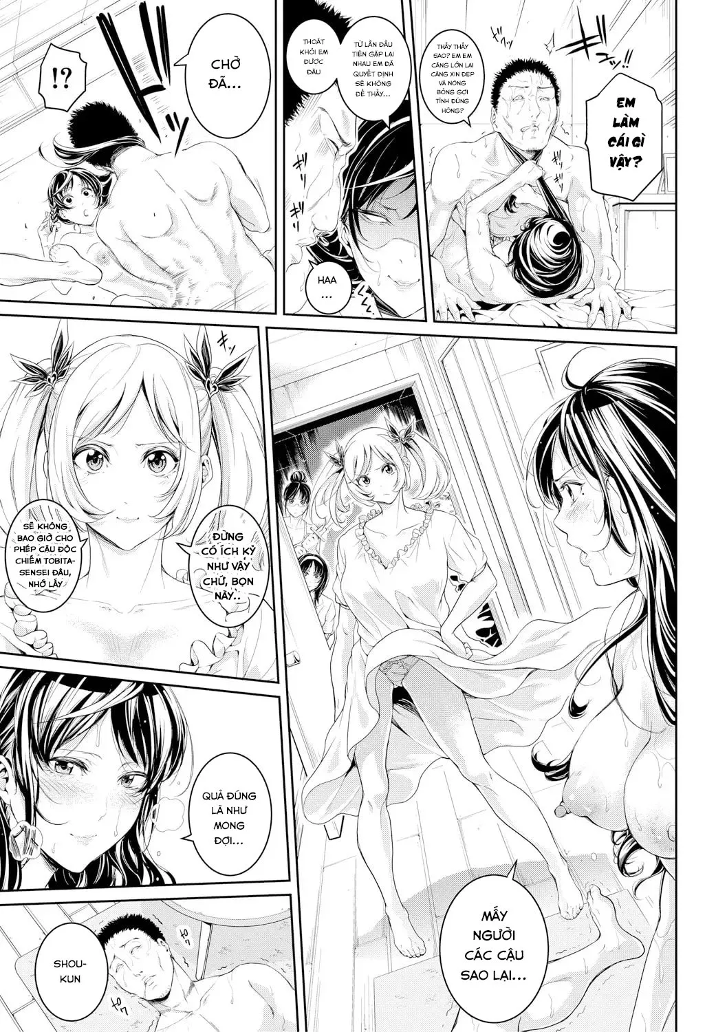 HentaiVN.net - Ảnh 16 - Bukatsu Shoujo Paradise ~ Asekkaki no Tenshi-tachi - Chap 9