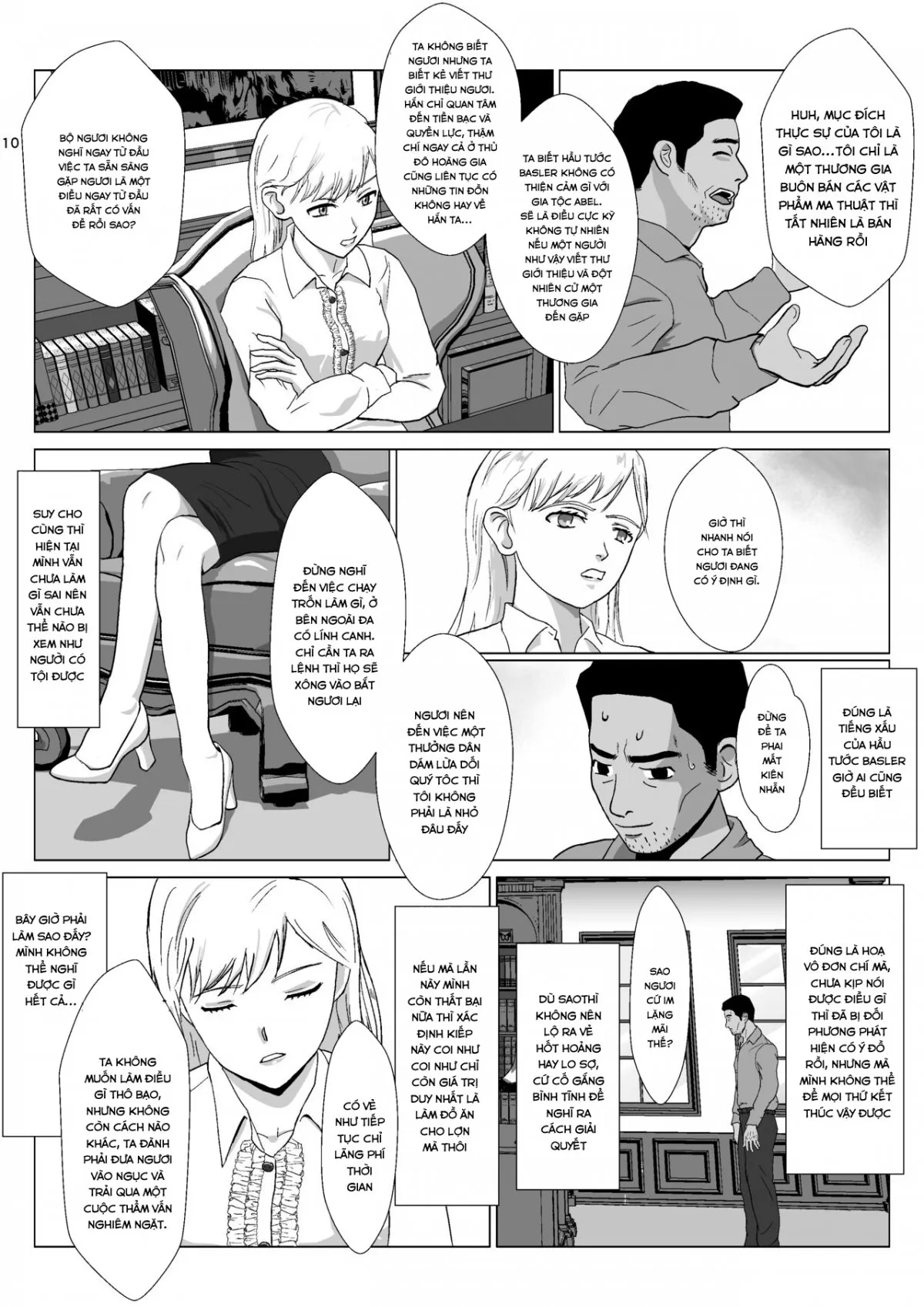 HentaiVN.net - Ảnh 10 - Teihen Oji-san Hakushaku Fujin Hen - Chap 1