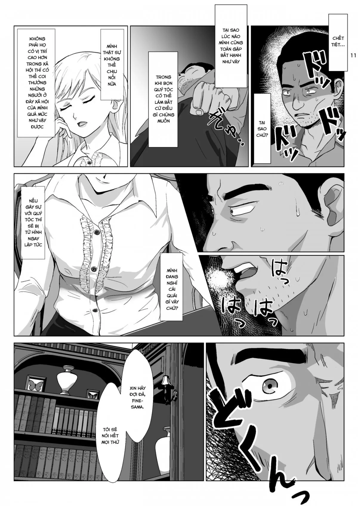 HentaiVN.net - Ảnh 11 - Teihen Oji-san Hakushaku Fujin Hen - Chap 1