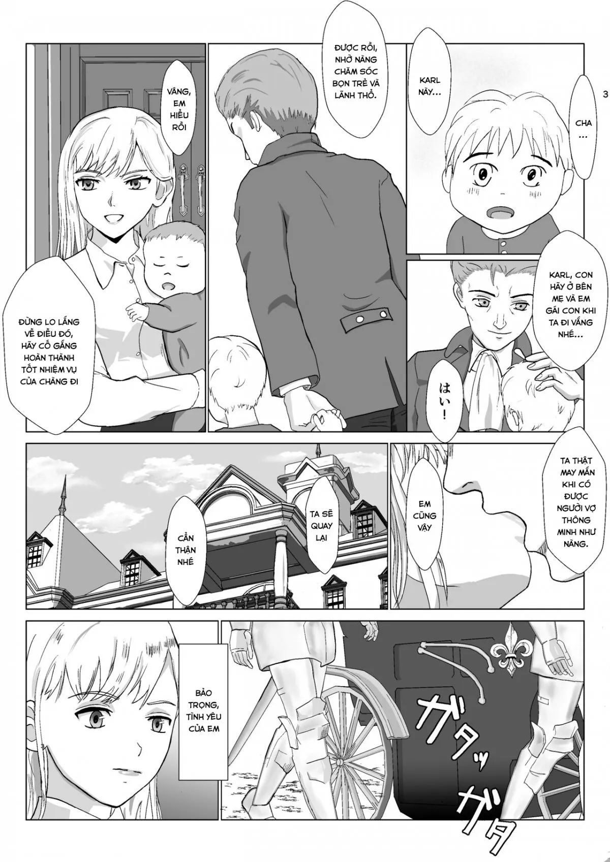 HentaiVN.net - Ảnh 3 - Teihen Oji-san Hakushaku Fujin Hen - Chap 1