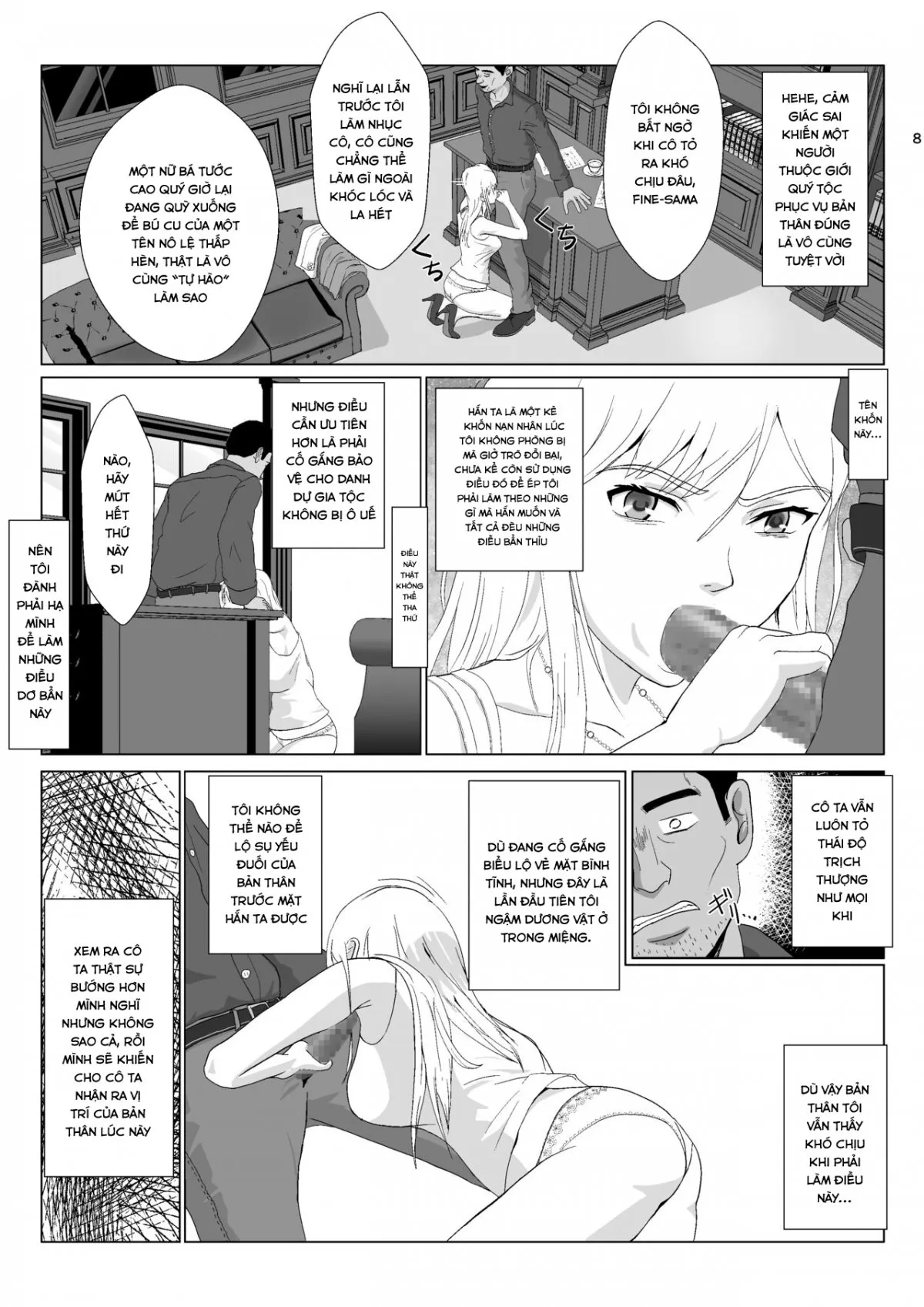 HentaiVN.net - Ảnh 6 - Teihen Oji-san Hakushaku Fujin Hen - Chap 2