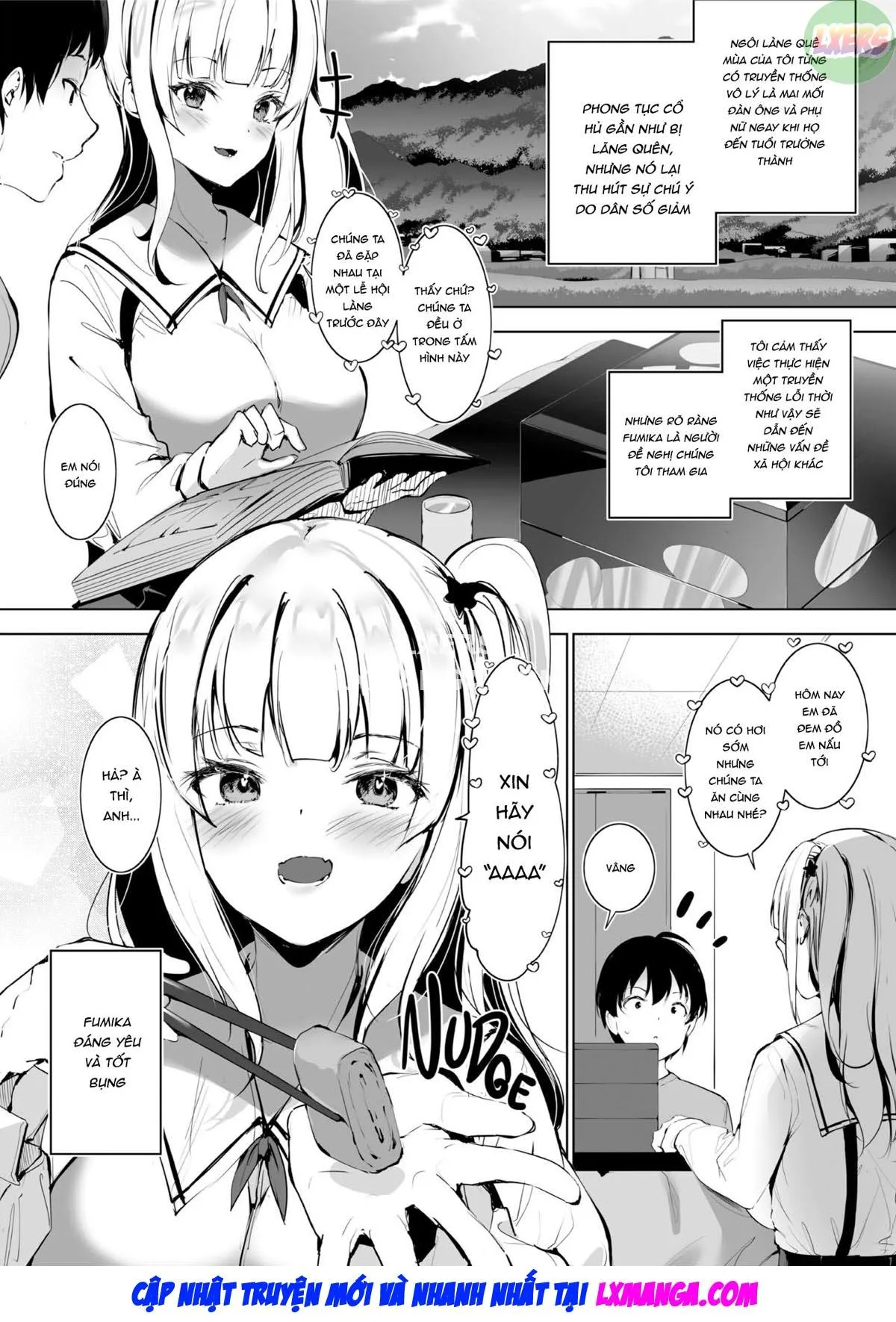 HentaiVN.net - Ảnh 4 - Inaka no Furui Shikitari de Namaiki Shoujo to Ikinari Kekkon suru Koto ni Natta Hanashi - Oneshot