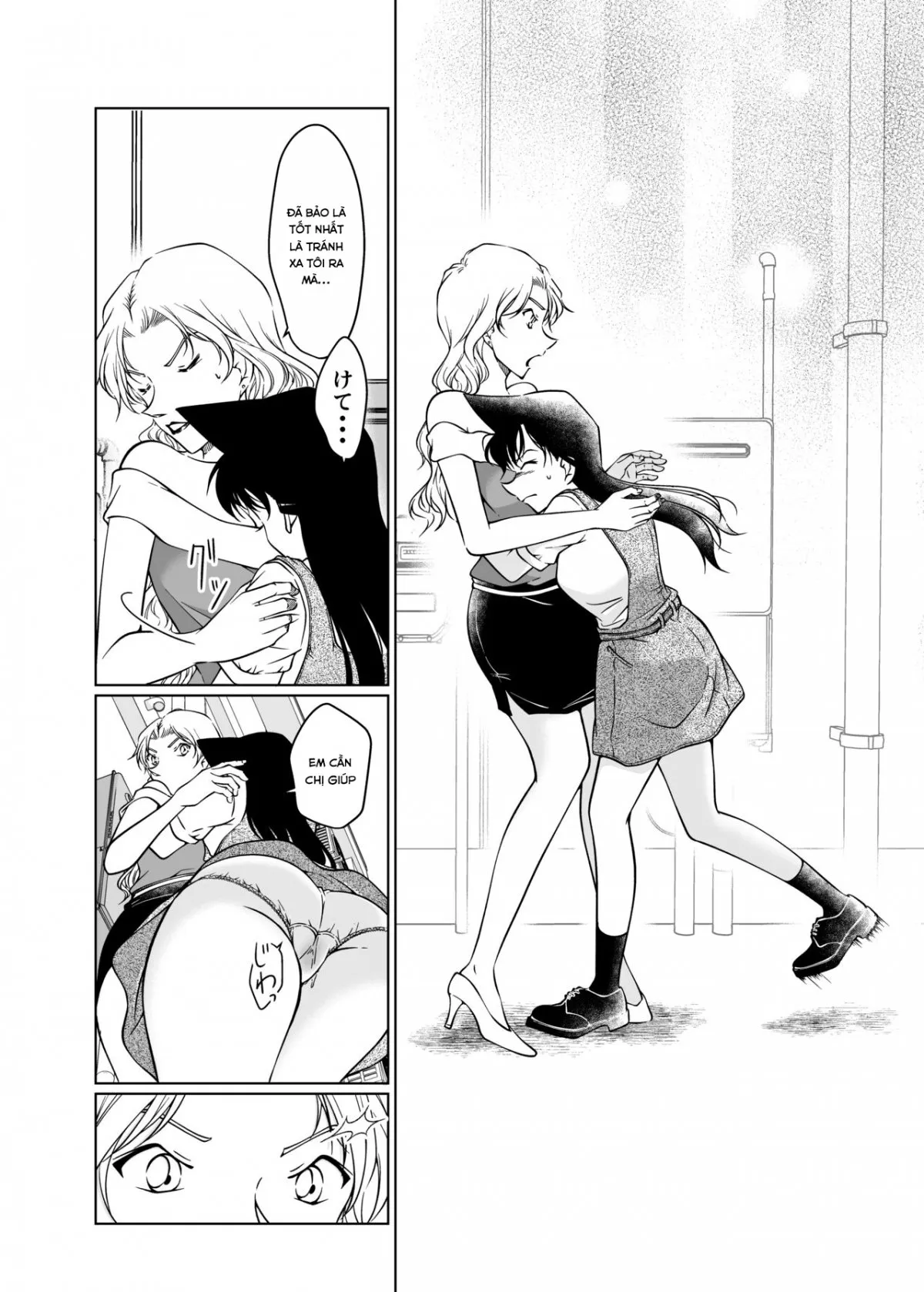 HentaiVN.net - Ảnh 3 - Kaiketsu Houhou wa Karada ni Oshiete Ageru (Detective Conan) - Oneshot