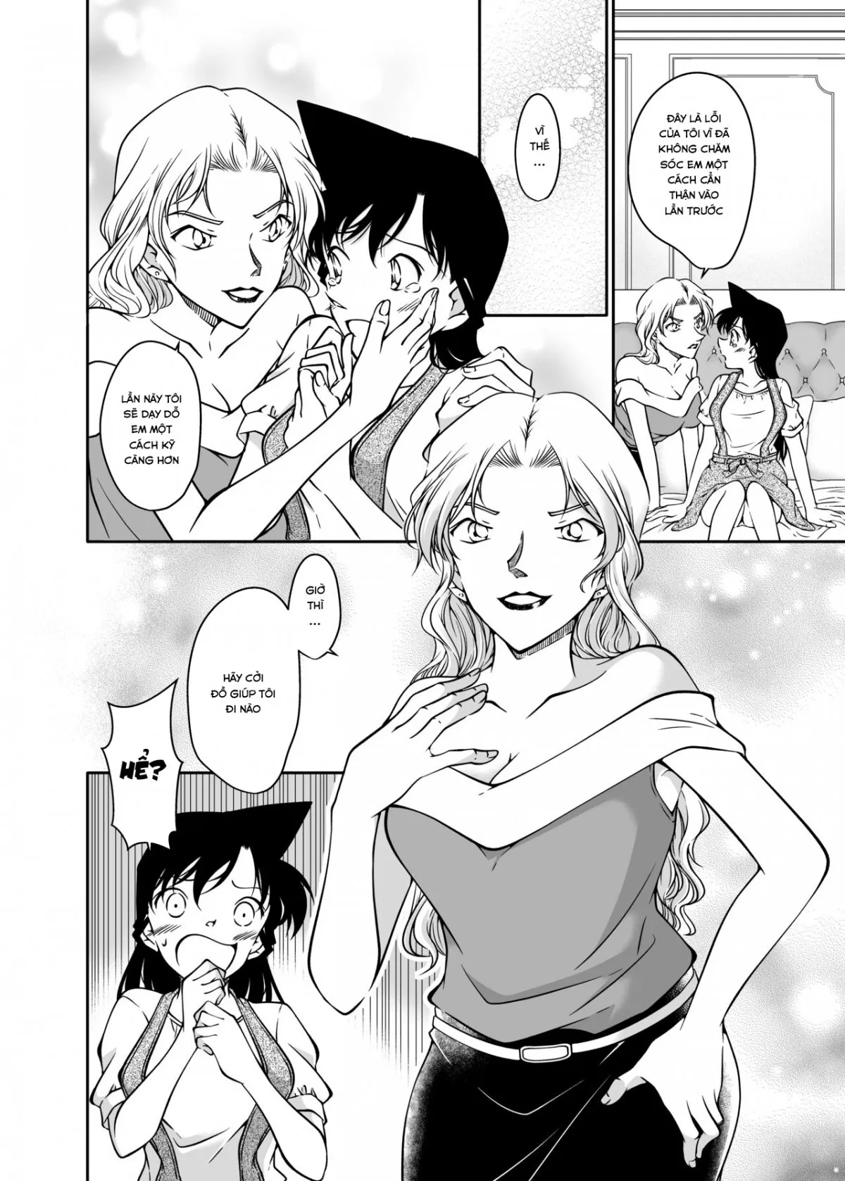 HentaiVN.net - Ảnh 7 - Kaiketsu Houhou wa Karada ni Oshiete Ageru (Detective Conan) - Oneshot