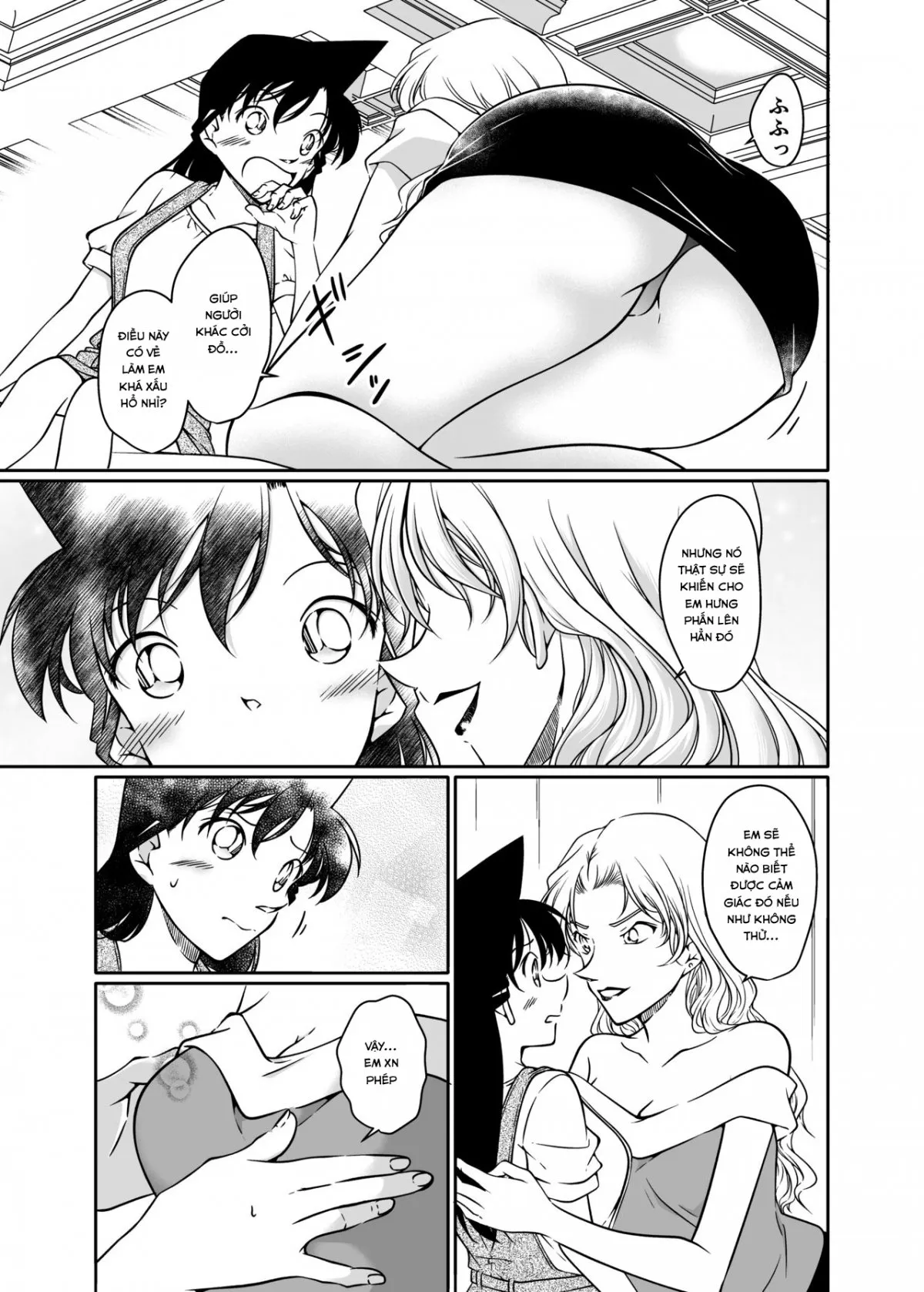 HentaiVN.net - Ảnh 8 - Kaiketsu Houhou wa Karada ni Oshiete Ageru (Detective Conan) - Oneshot