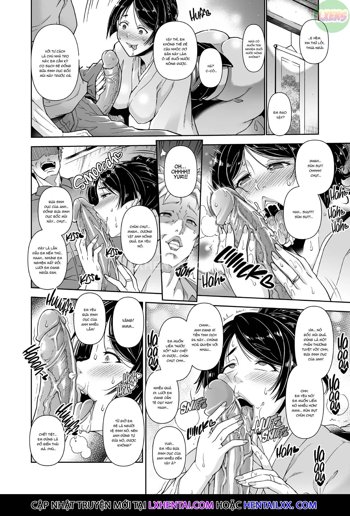 HentaiVN.net - Ảnh 10 - The Hostess of This Esteemed Hot Springs is a Shameless Sex Addict - Oneshot