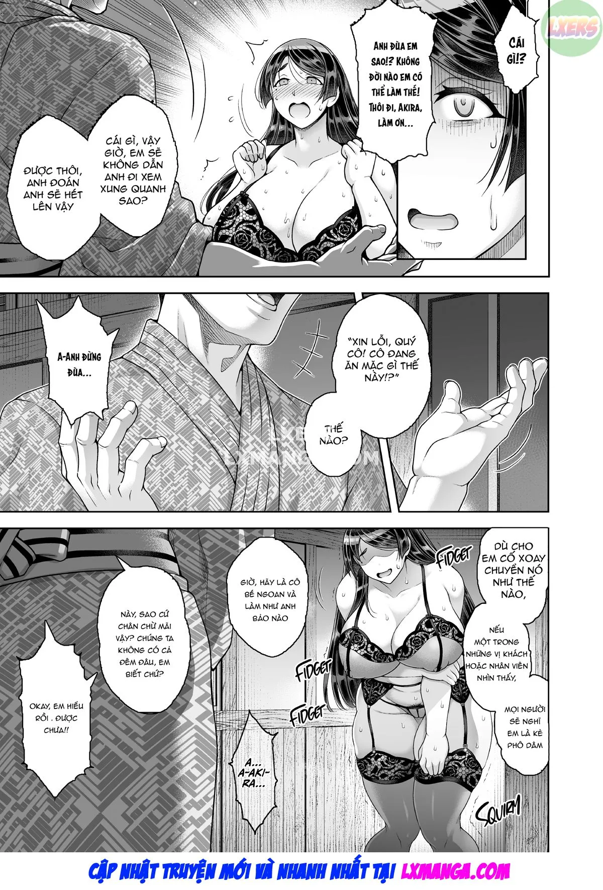 HentaiVN.net - Ảnh 11 - The Hostess of This Esteemed Hot Springs is a Shameless Sex Addict - Chap 2