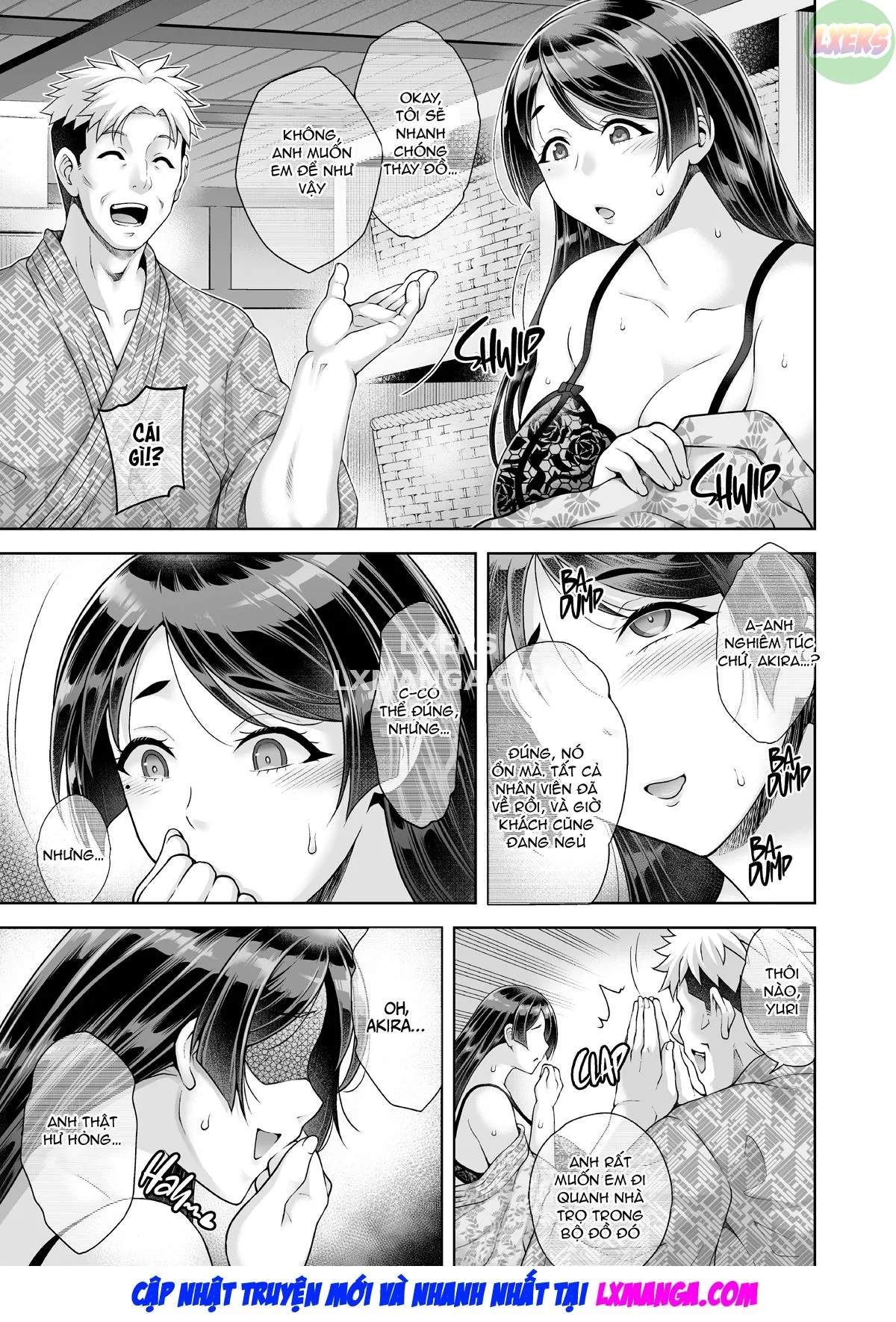 HentaiVN.net - Ảnh 9 - The Hostess of This Esteemed Hot Springs is a Shameless Sex Addict - Chap 2