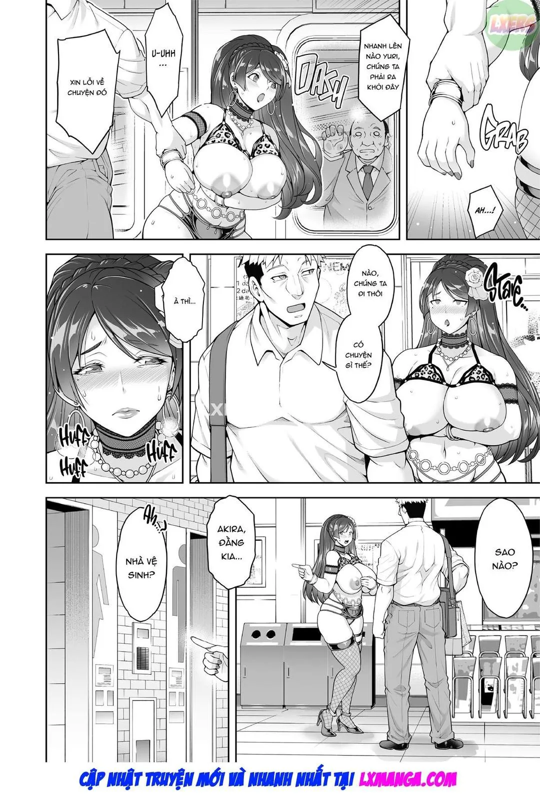 HentaiVN.net - Ảnh 34 - The Hostess of This Esteemed Hot Springs is a Shameless Sex Addict - Chap 3