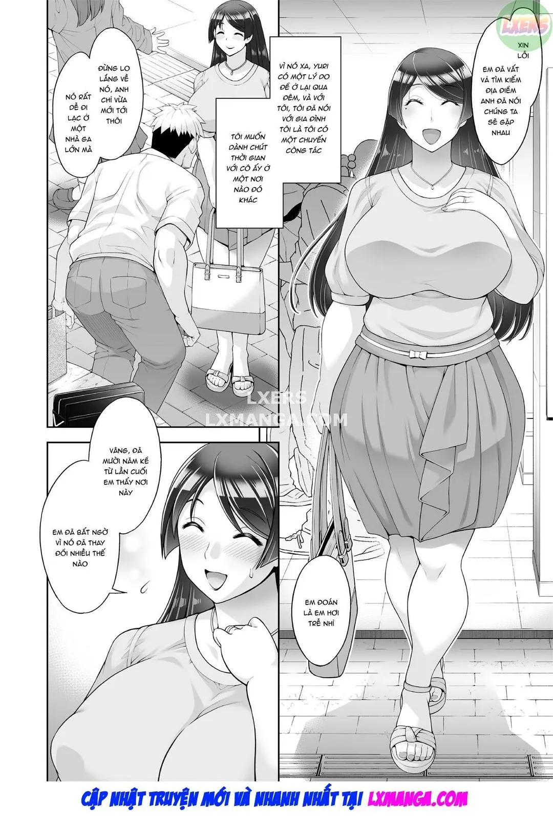 HentaiVN.net - Ảnh 6 - The Hostess of This Esteemed Hot Springs is a Shameless Sex Addict - Chap 3