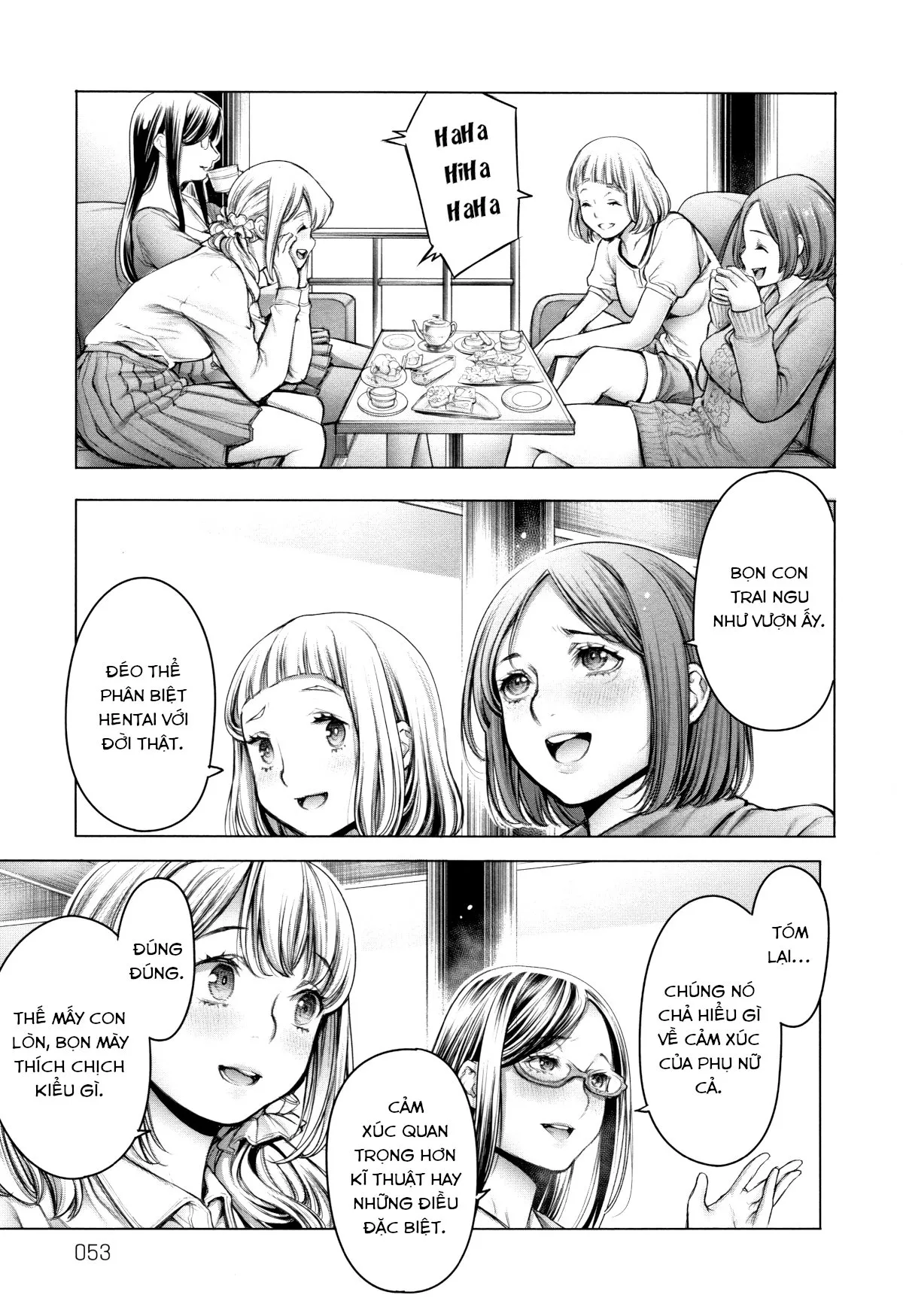 HentaiVN.net - Ảnh 17 - Hội chị em xàm lờ [Shoujiki Joshikai;Sincere Girl Talk] - Chap 1
