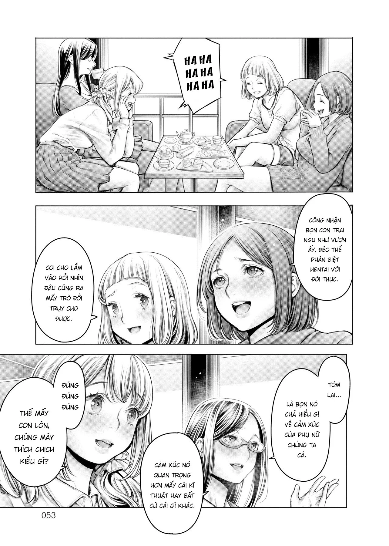 HentaiVN.net - Ảnh 17 - Hội chị em xàm lờ [Shoujiki Joshikai;Sincere Girl Talk] - Chap 1 - uncen