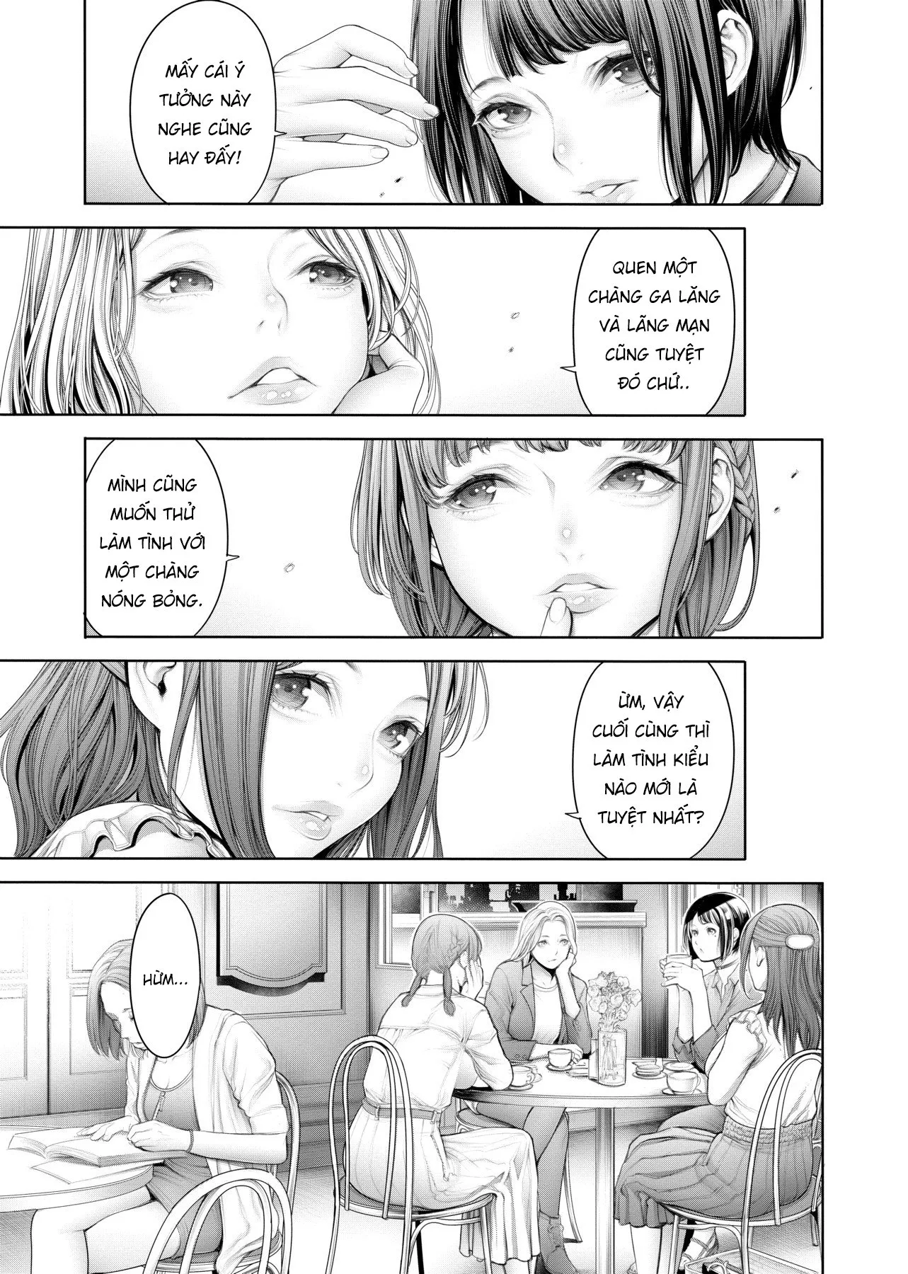 HentaiVN.net - Ảnh 9 - Hội chị em xàm lờ [Shoujiki Joshikai;Sincere Girl Talk] - Chap 2 - uncen