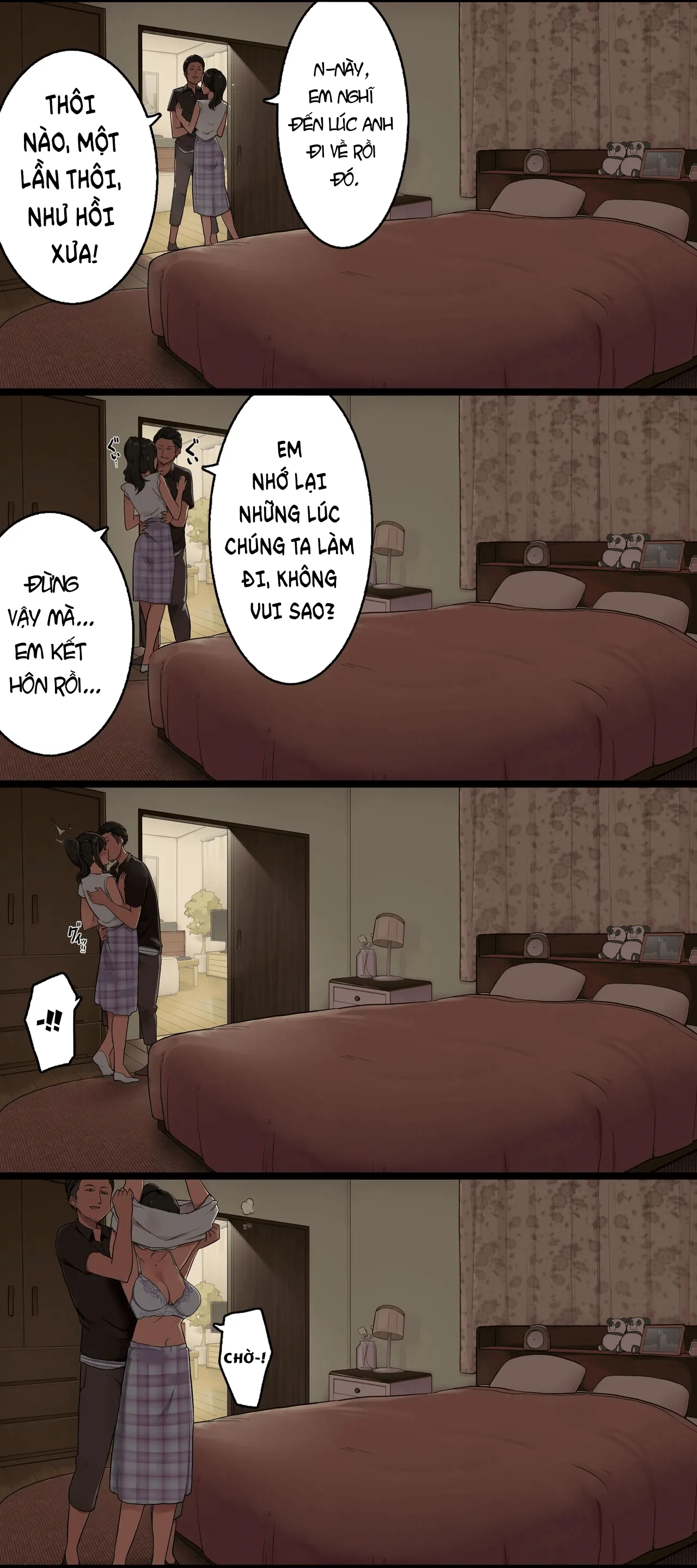 HentaiVN.net - Ảnh 3 - Gặp Lại Tình Cũ Khi Chồng Đi Công Tác Xa [Otto ga Shucchouchuu ni Koukoujidai no Motokare to Atteshimatta Hitozuma no Ohanashi] - Oneshot