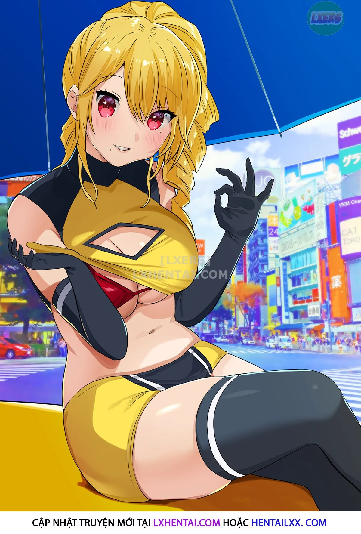 HentaiVN.net - Ảnh 20 - Bạn Gái Tôi Là Nữ Hoàng Đường Đua - Oneshot