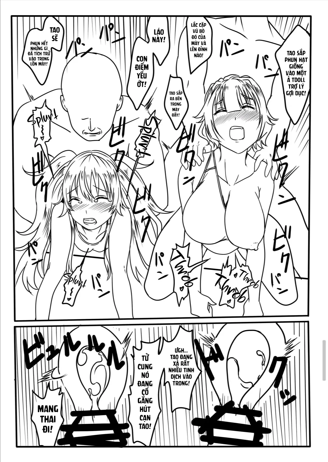 HentaiVN.net - Ảnh 17 - Từ binh sĩ thành búp bê tình dục [Hoshi 5 Hand Gun ga Sex Skin o Kiserarete Love Doll Mission o Shiirrareru Hon] - Oneshot trắng đen