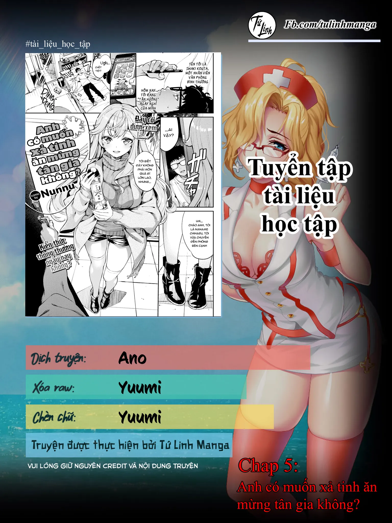 HentaiVN.net - Ảnh 2 - Anh có muốn xả tinh ăn mừng tân gia không? - Oneshot